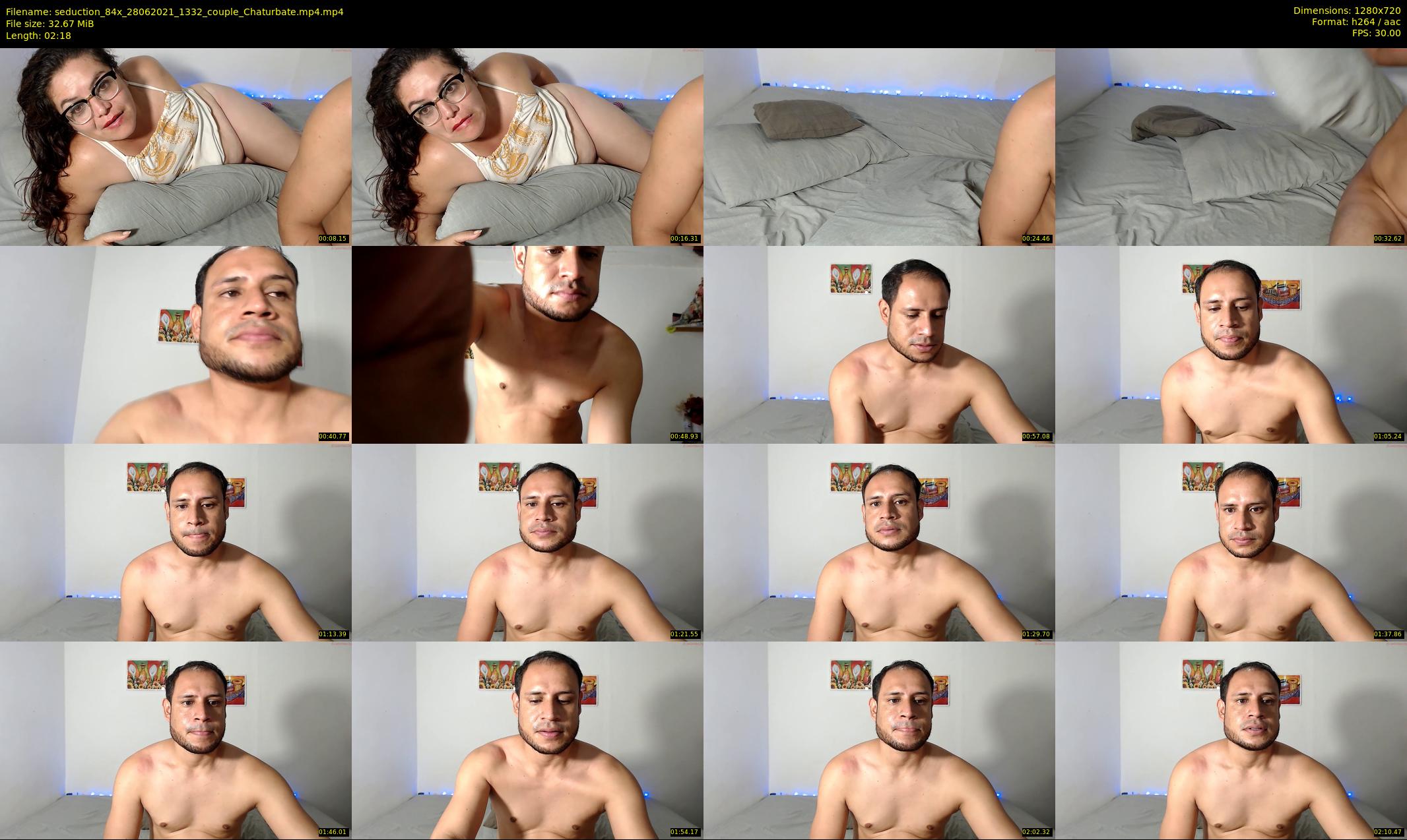 seduction_84x — 3 minute Chaturbate couple cam show recording, 720p, Jun 28, 2021