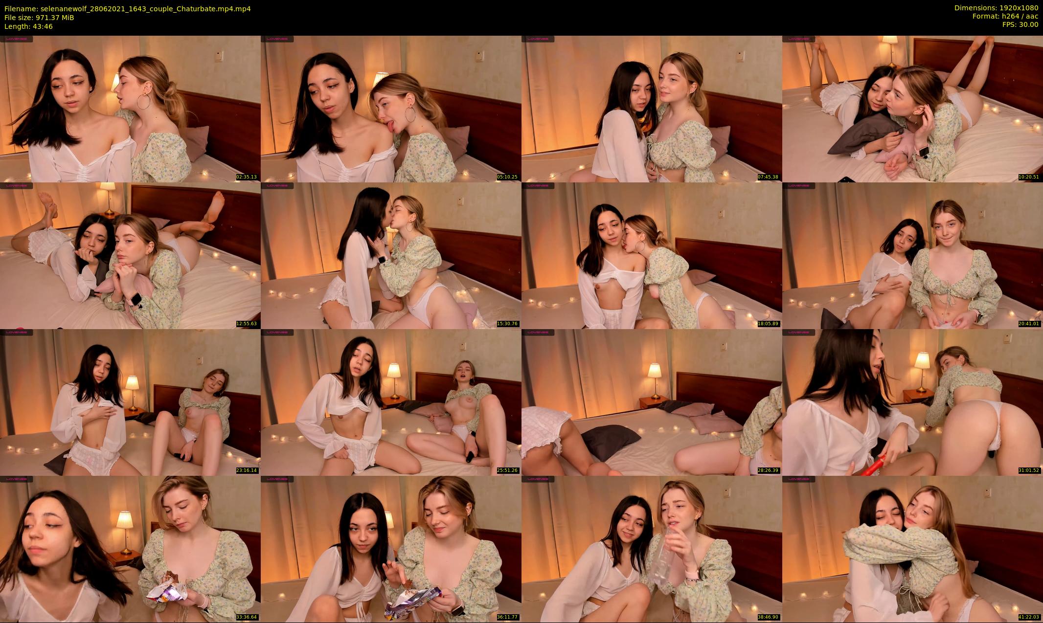 selenanewolf — 44 minute Chaturbate couple cam show recording, 1080p, Jun 28, 2021