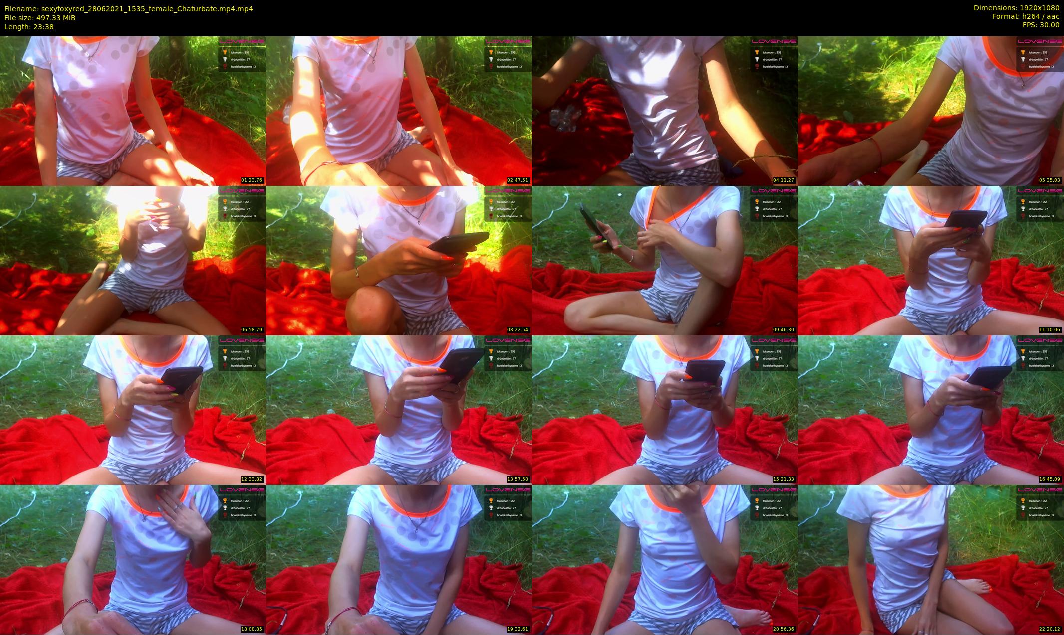 sexyfoxyred — 24 minute Chaturbate female cam show recording, 1080p, Jun 28, 2021