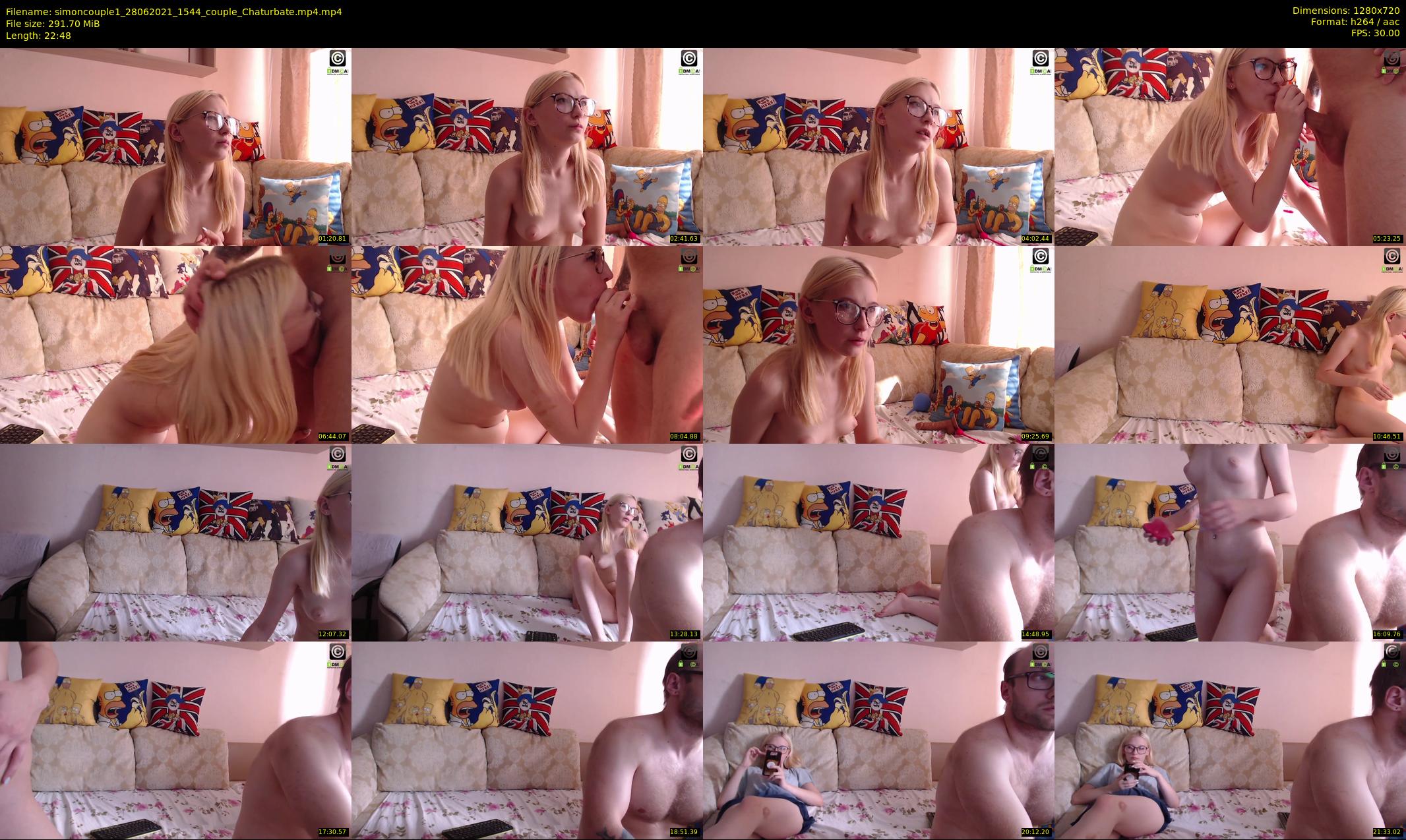 simoncouple1 — 23 minute Chaturbate couple cam show recording, 720p, Jun 28, 2021