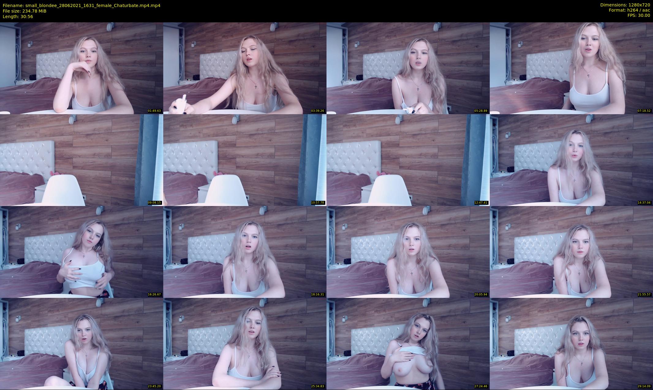 small_blondee — 31 minute Chaturbate female cam show recording, 720p, Jun 28, 2021
