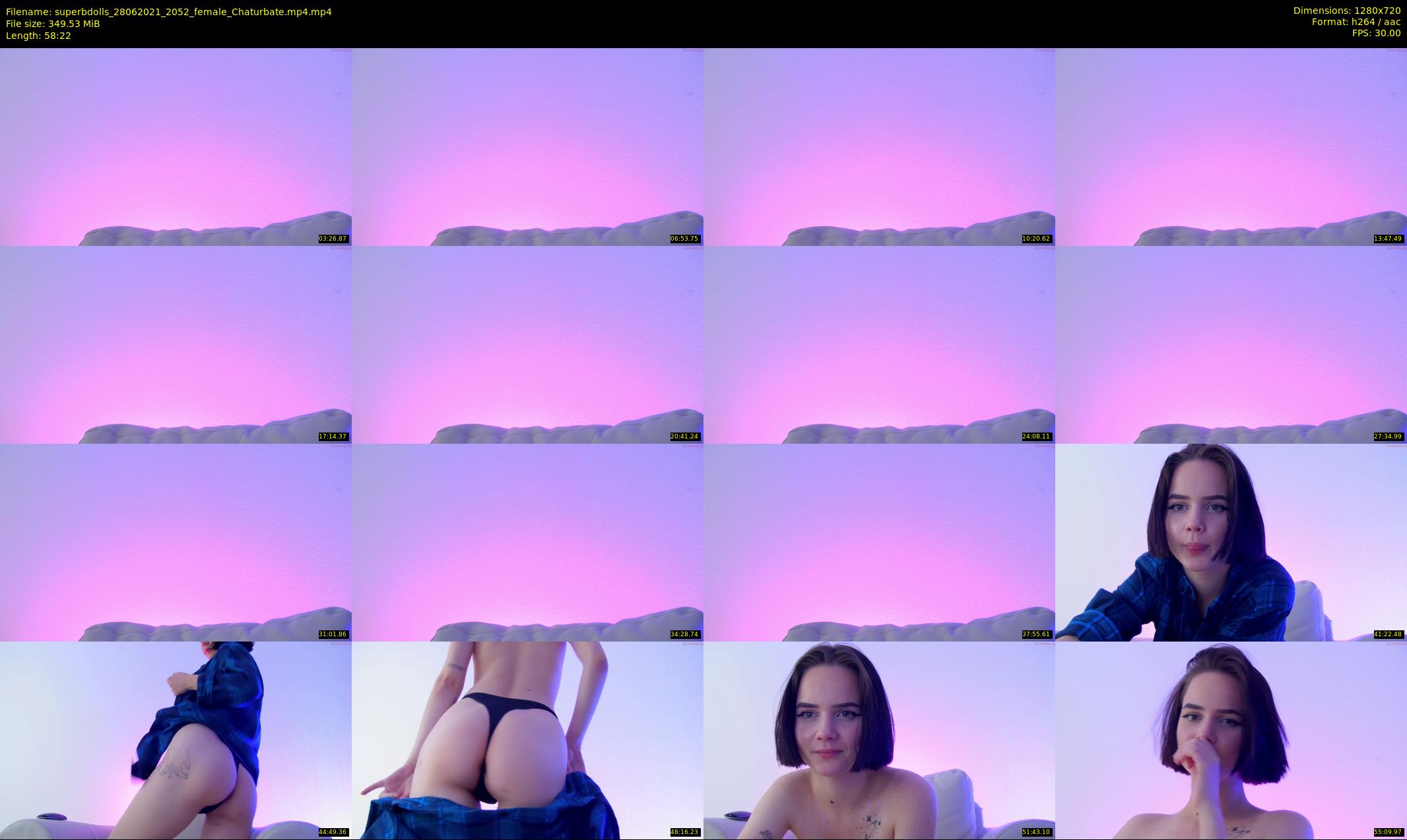 superbdolls — 59 minute Chaturbate couple cam show recording, 720p, Jun 28, 2021