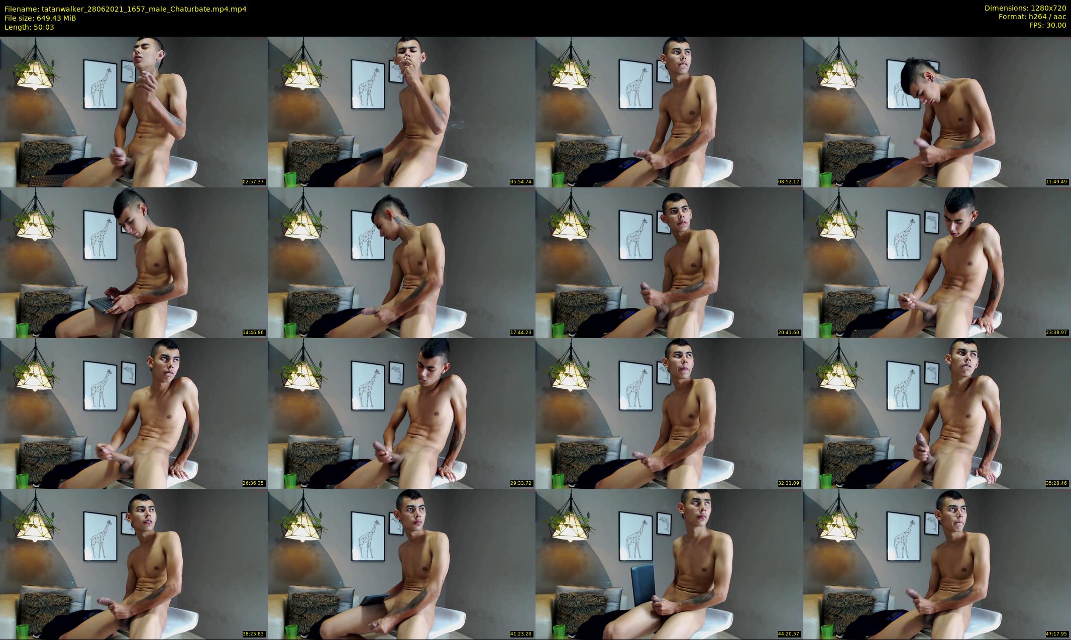 tatanwalker — 51 minute Chaturbate male cam show recording, 720p, Jun 28, 2021