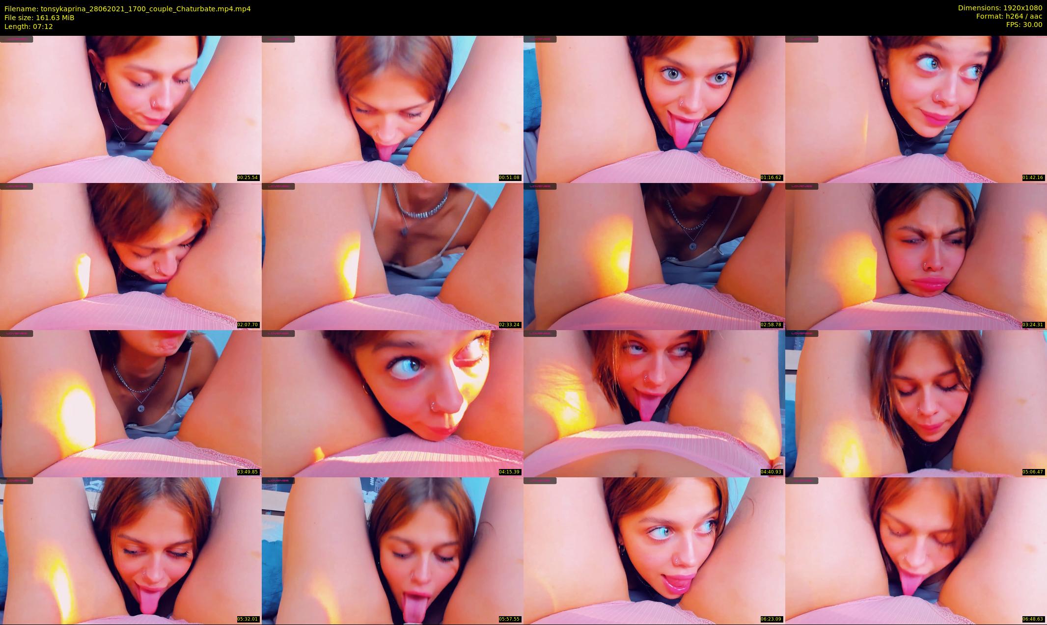 tonsykaprina — 8 minute Chaturbate couple cam show recording, 1080p, Jun 28, 2021