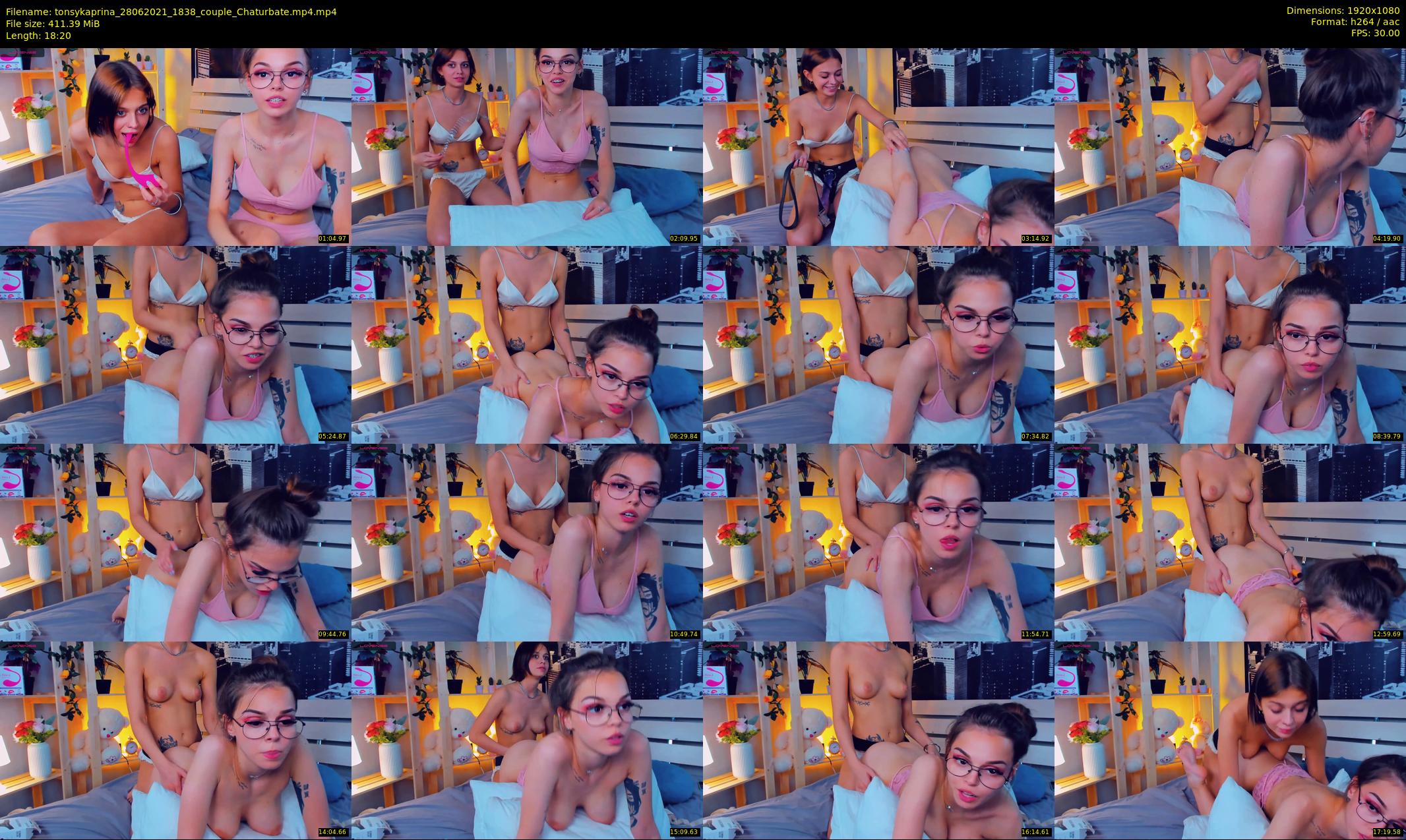 tonsykaprina — 19 minute Chaturbate couple cam show recording, 1080p, Jun 28, 2021