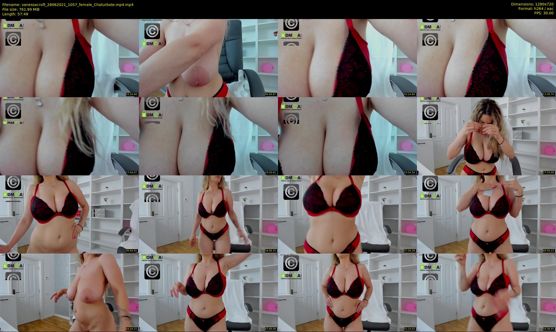 vanessacroft — 58 minute Chaturbate female cam show recording, 720p, Jun 28, 2021