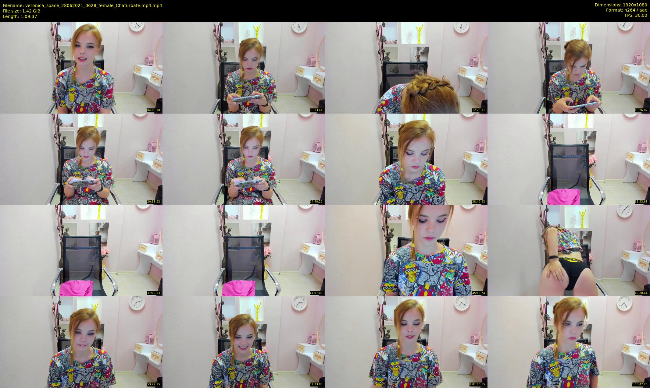 veronica_space — 70 minute Chaturbate female cam show recording, 1080p, Jun 28, 2021