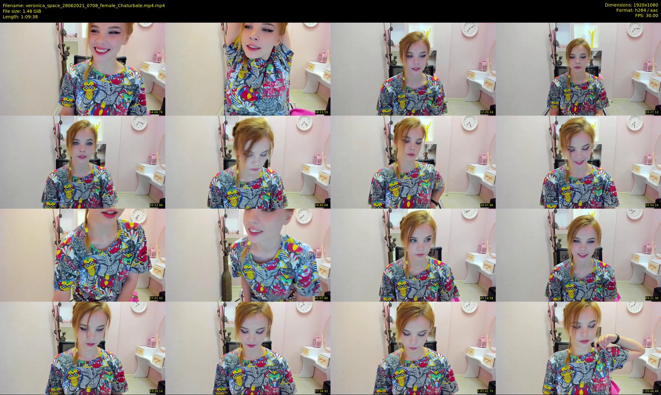 veronica_space — 70 minute Chaturbate female cam show recording, 1080p, Jun 28, 2021