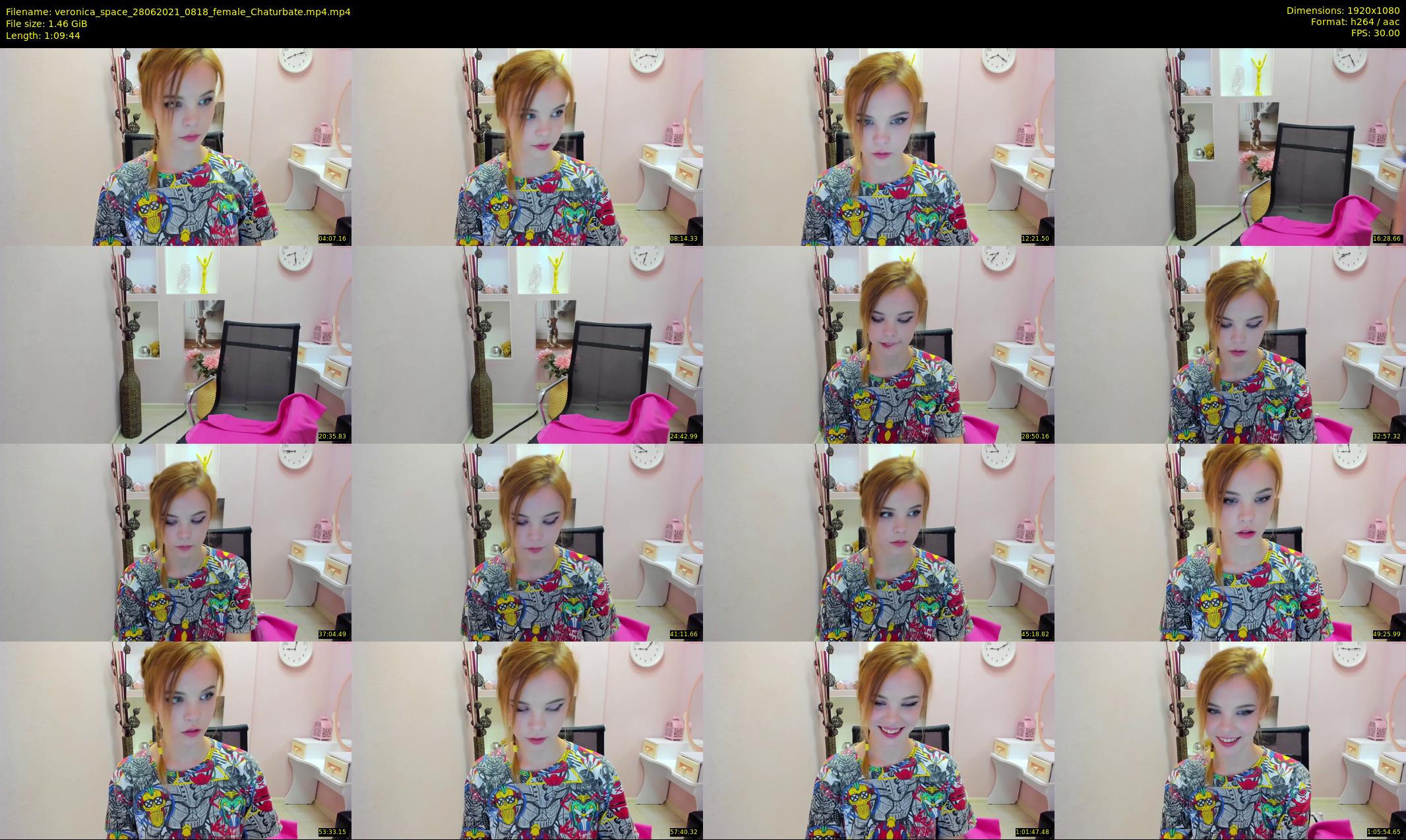veronica_space — 70 minute Chaturbate female cam show recording, 1080p, Jun 28, 2021