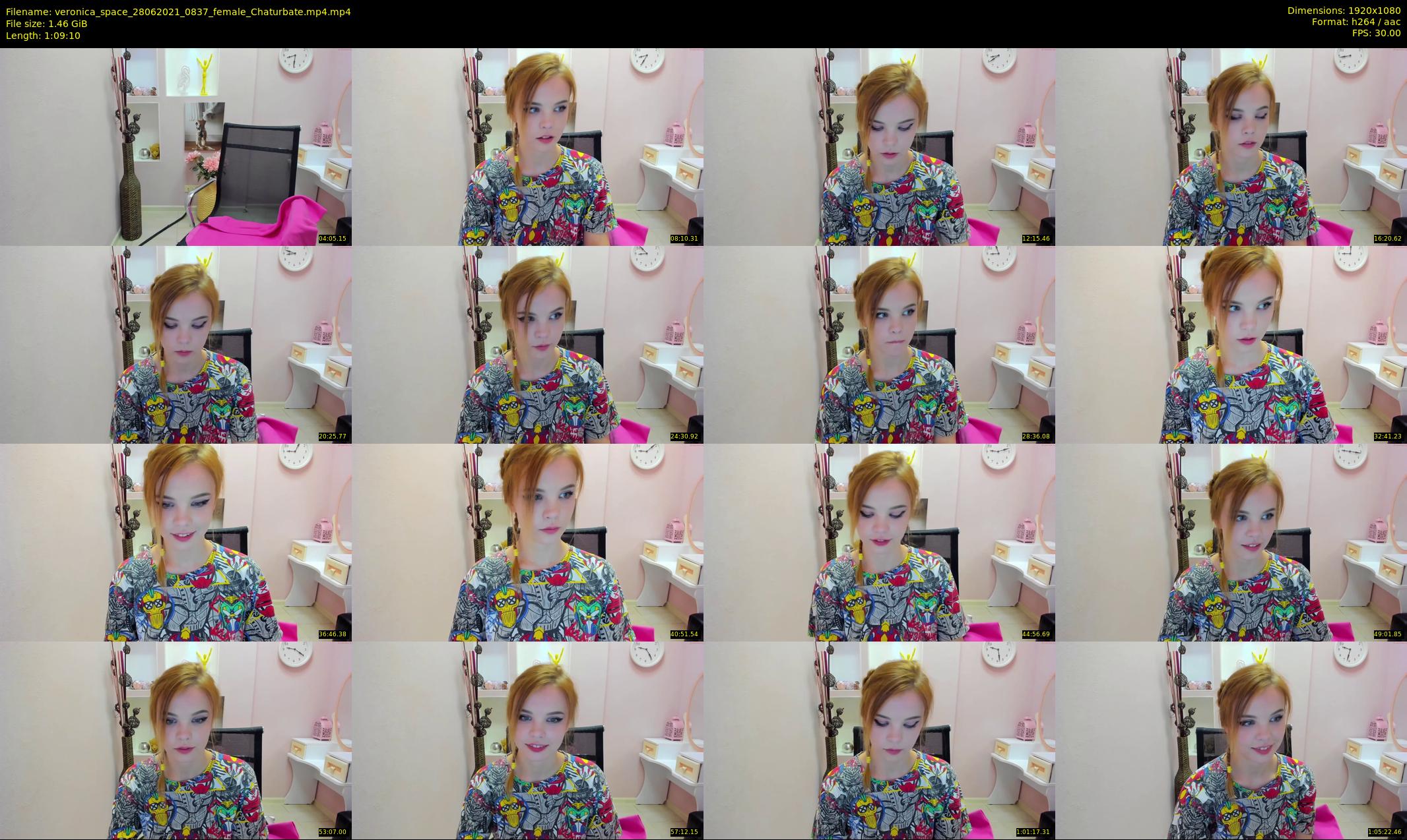 veronica_space — 70 minute Chaturbate female cam show recording, 1080p, Jun 28, 2021