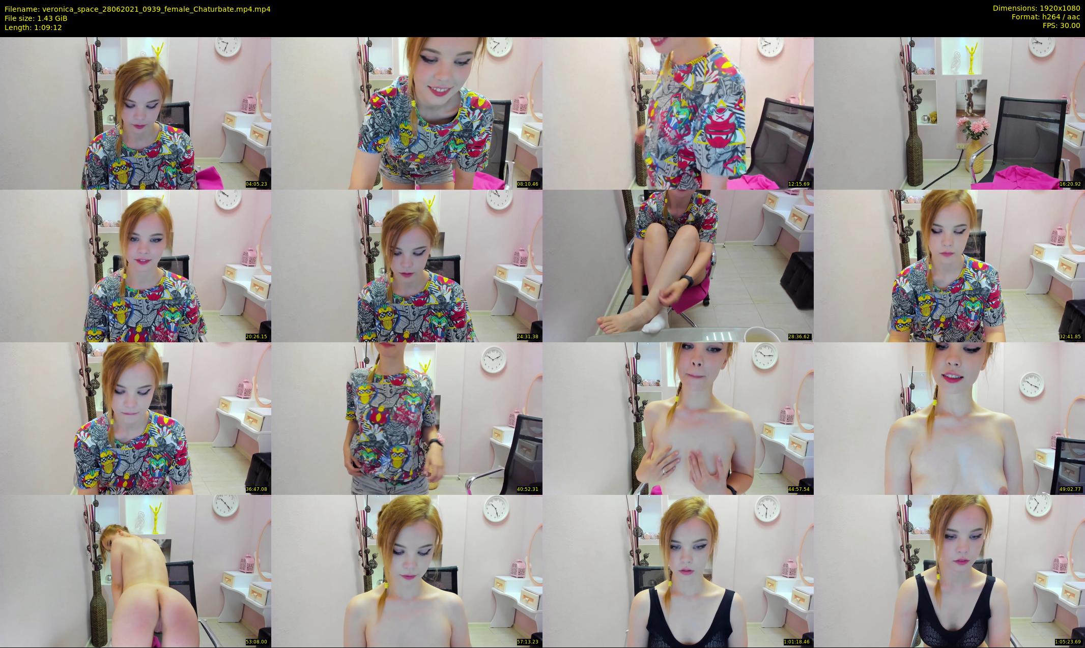 veronica_space — 70 minute Chaturbate female cam show recording, 1080p, Jun 28, 2021