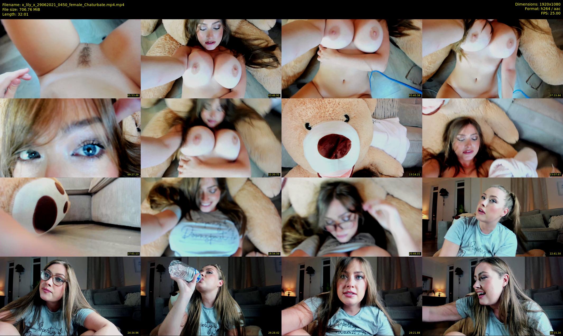 x_lily_x — 33 minute Chaturbate female cam show recording, 1080p, Jun 29, 2021