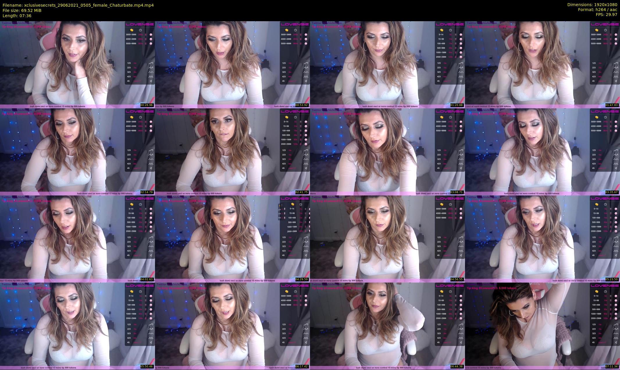 xclusivesecrets — 8 minute Chaturbate female cam show recording, 1080p, Jun 29, 2021