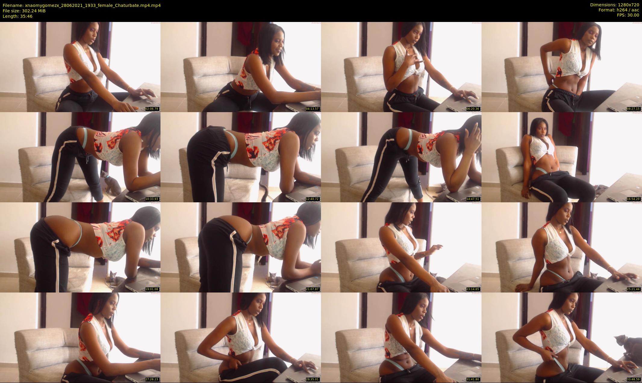 xnaomygomezx — 36 minute Chaturbate female cam show recording, 720p, Jun 28, 2021
