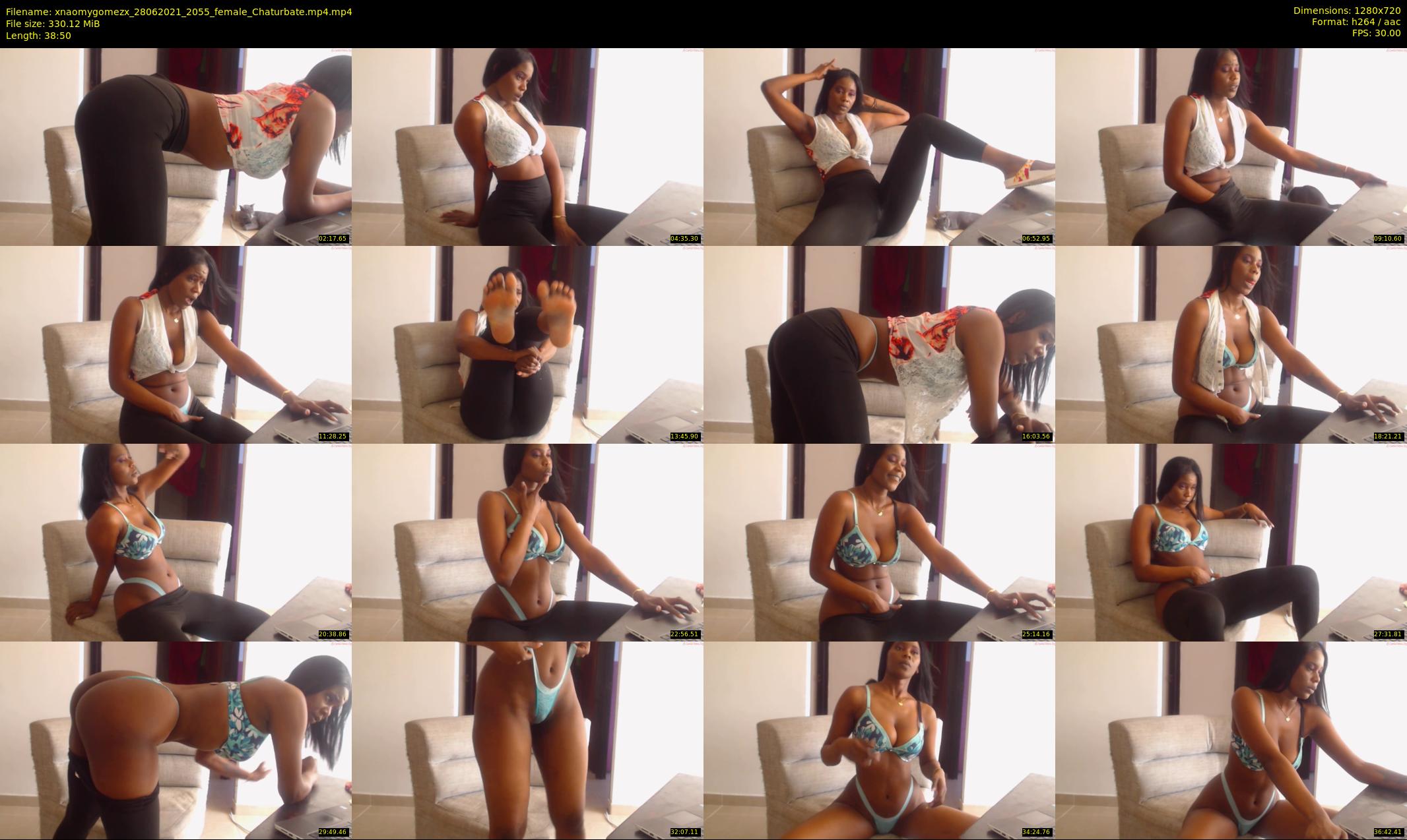 xnaomygomezx — 39 minute Chaturbate female cam show recording, 720p, Jun 28, 2021