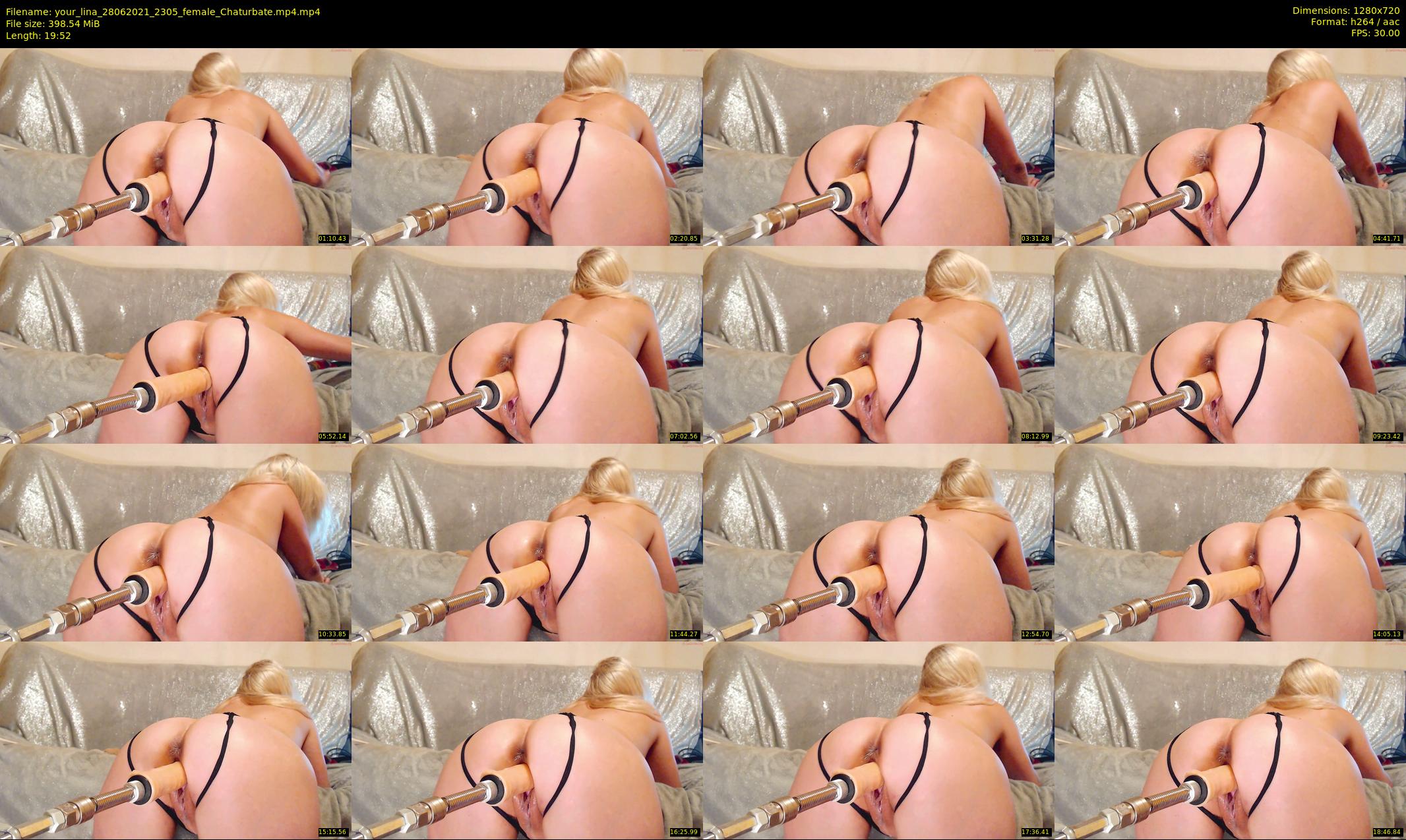 your_lina — 20 minute Chaturbate female cam show recording, 720p, Jun 28, 2021