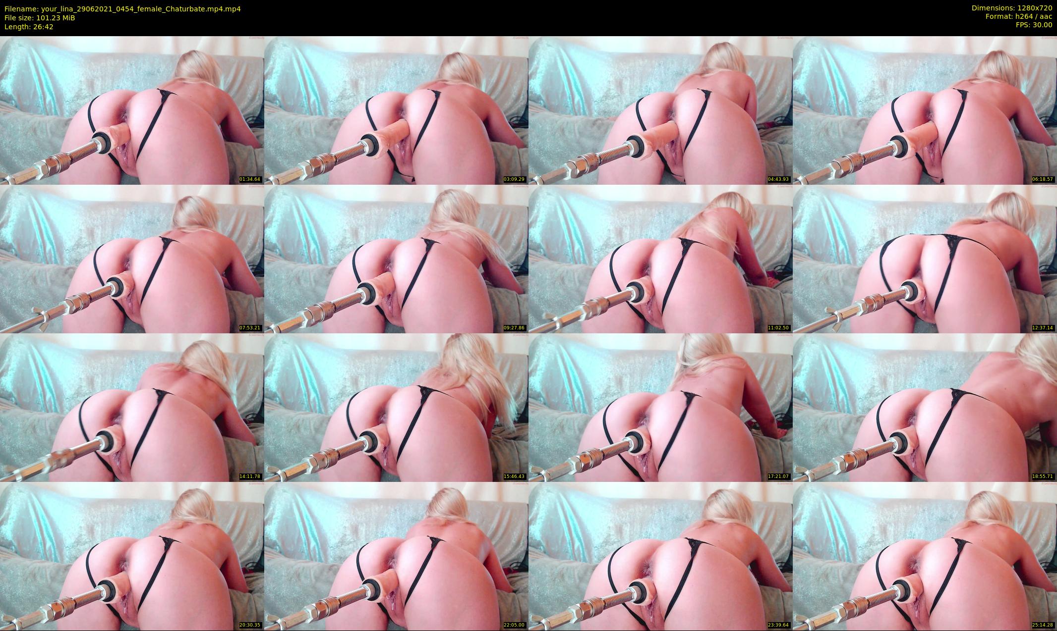 your_lina — 27 minute Chaturbate female cam show recording, 720p, Jun 29, 2021