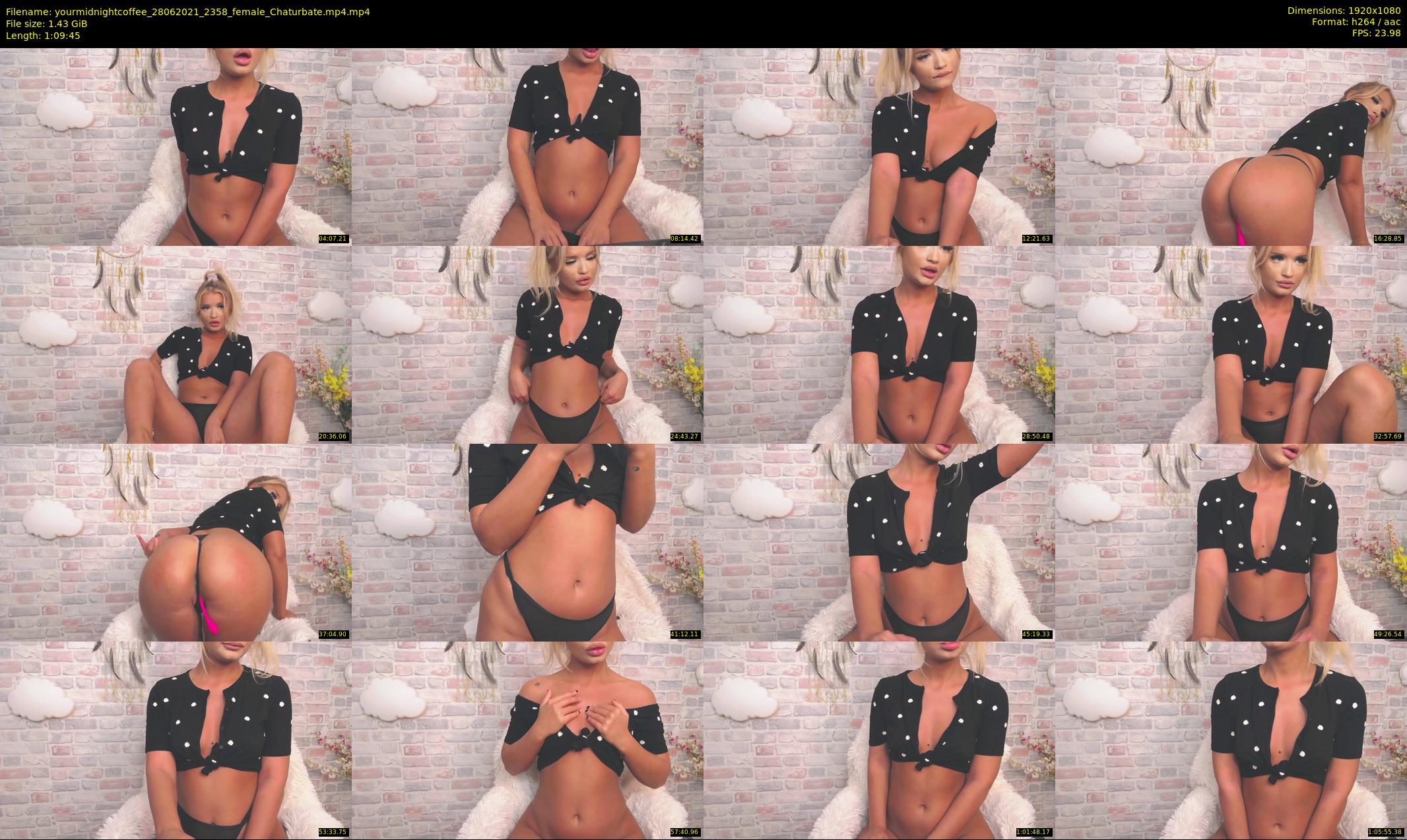 yourmidnightcoffee — 70 minute Chaturbate female cam show recording, 1080p, Jun 28, 2021