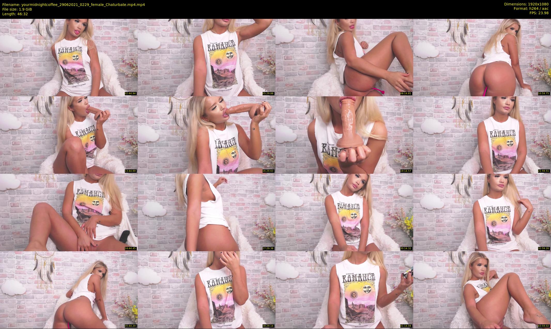yourmidnightcoffee — 47 minute Chaturbate female cam show recording, 1080p, Jun 29, 2021