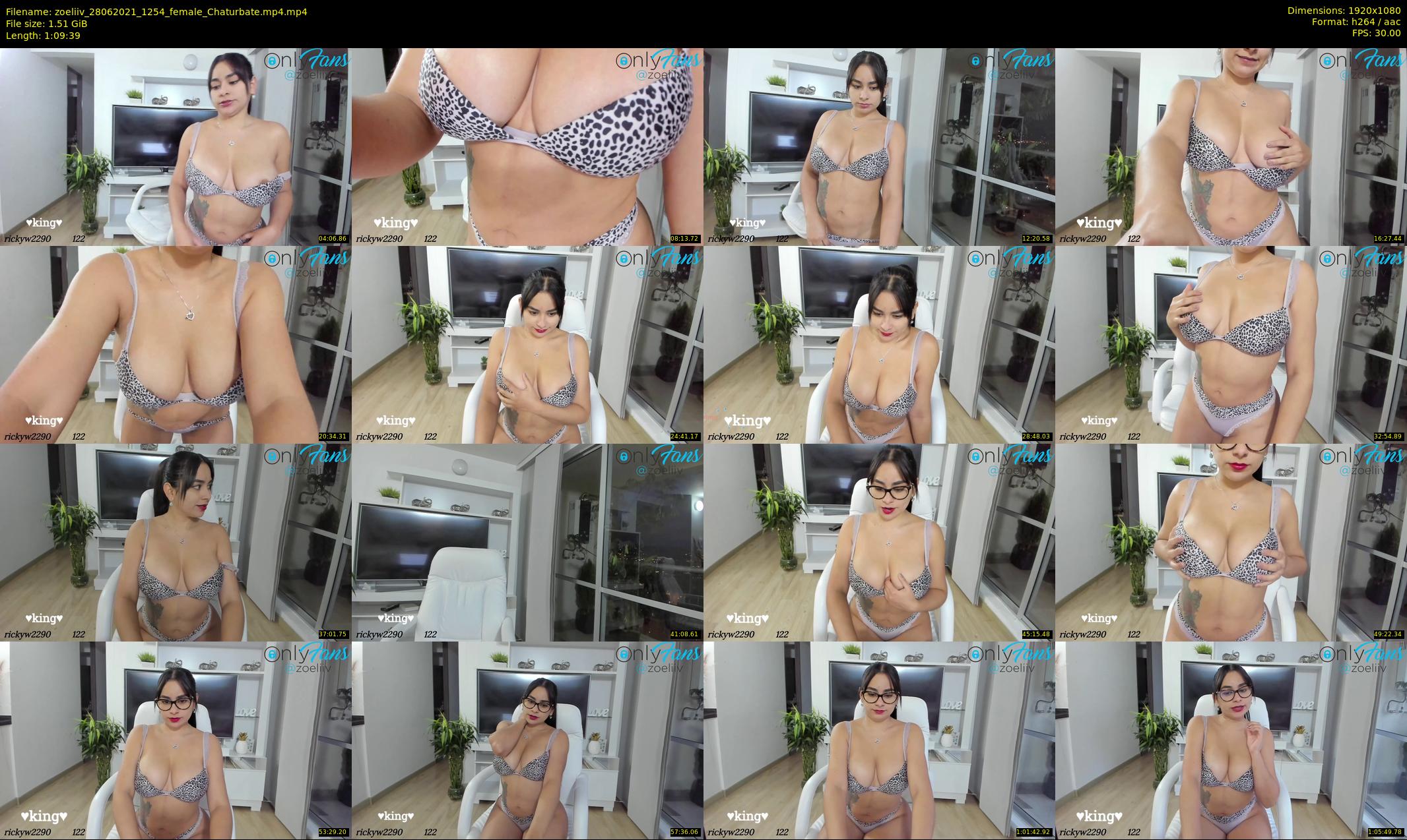 zoeliiv — 70 minute Chaturbate female cam show recording, 1080p, Jun 28, 2021