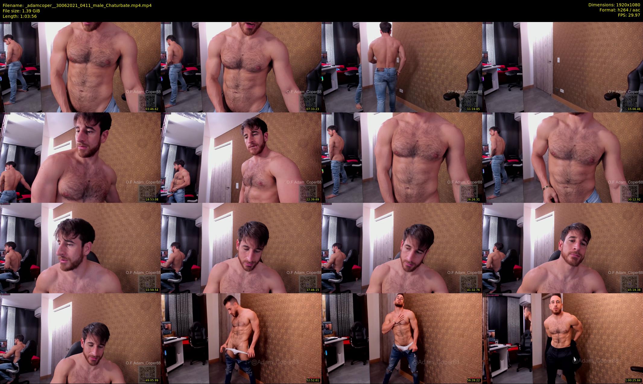 _adamcoper_ — 64 minute Chaturbate male cam show recording, 1080p, Jun 30, 2021