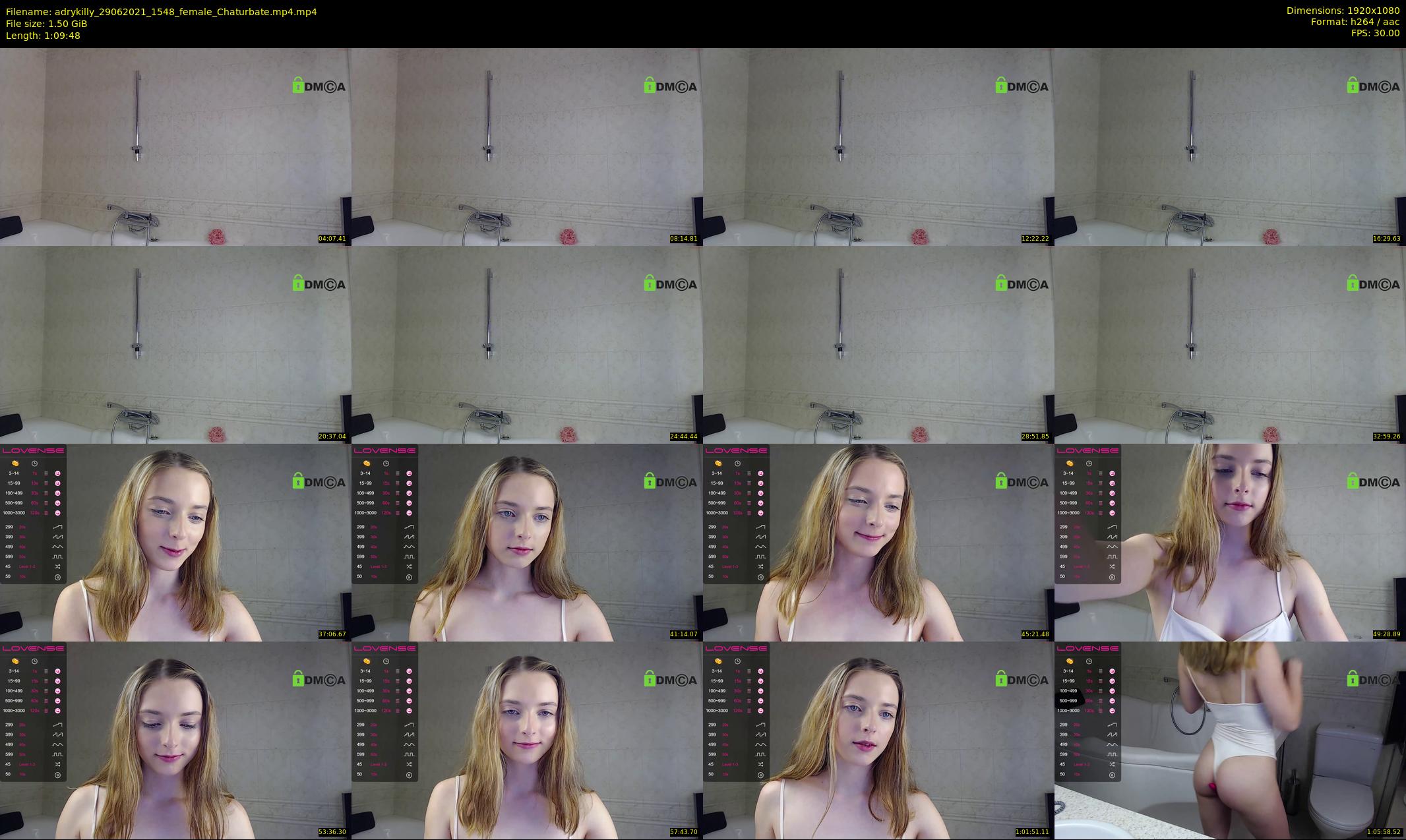 adrykilly — 70 minute Chaturbate female cam show recording, 1080p, Jun 29, 2021
