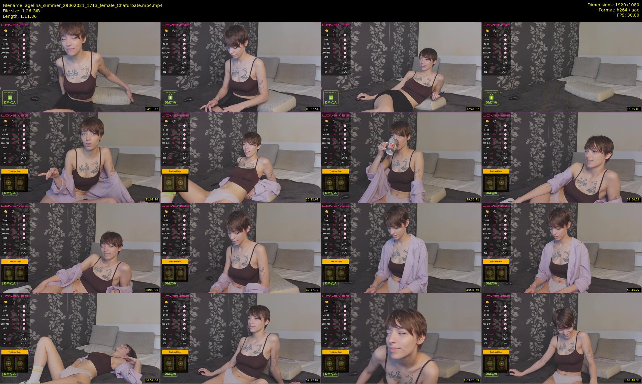 agelina_summer — 72 minute Chaturbate female cam show recording, 1080p, Jun 29, 2021