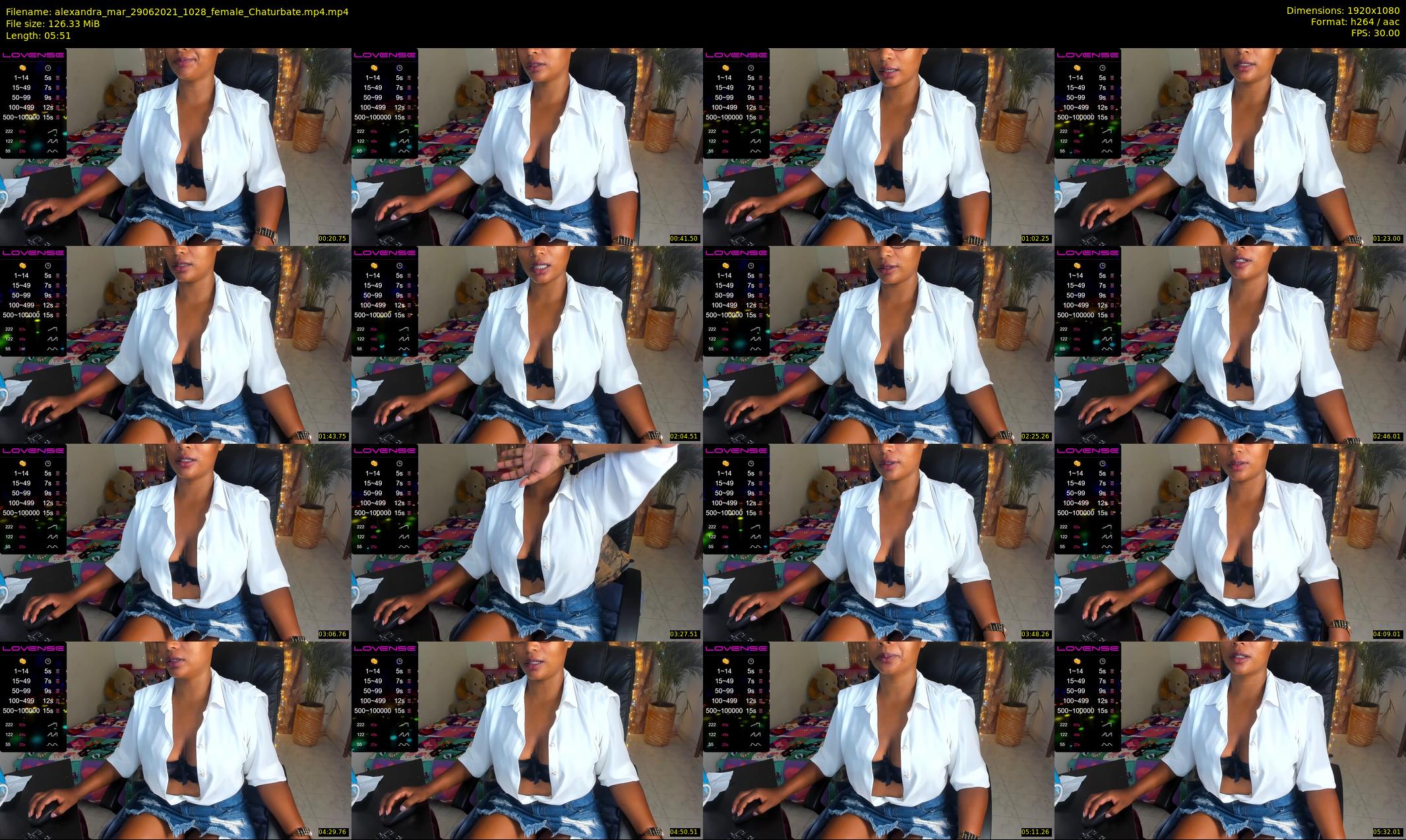 alexandra_mar — 6 minute Chaturbate female cam show recording, 1080p, Jun 29, 2021