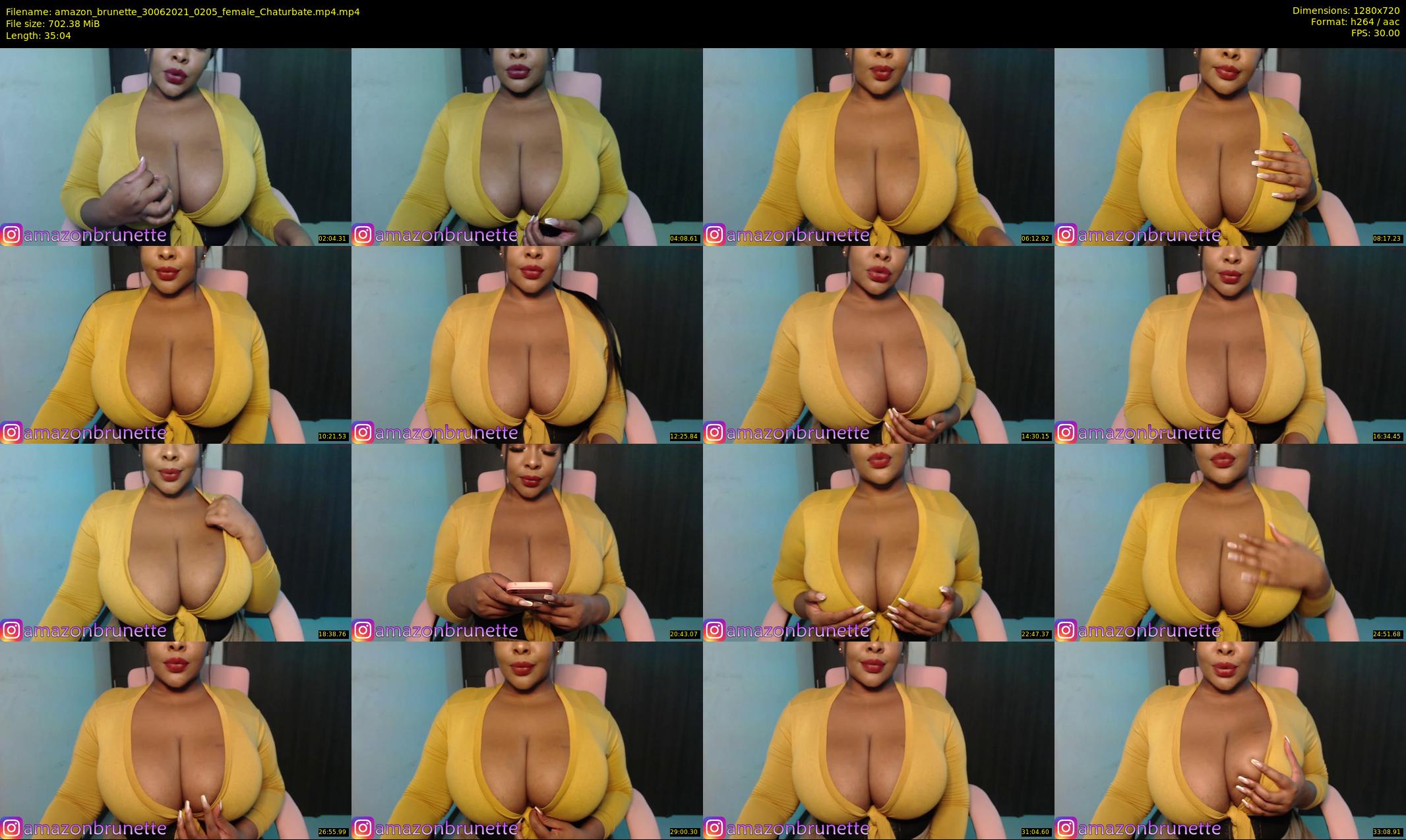 amazon_brunette — 36 minute Chaturbate female cam show recording, 720p, Jun 30, 2021