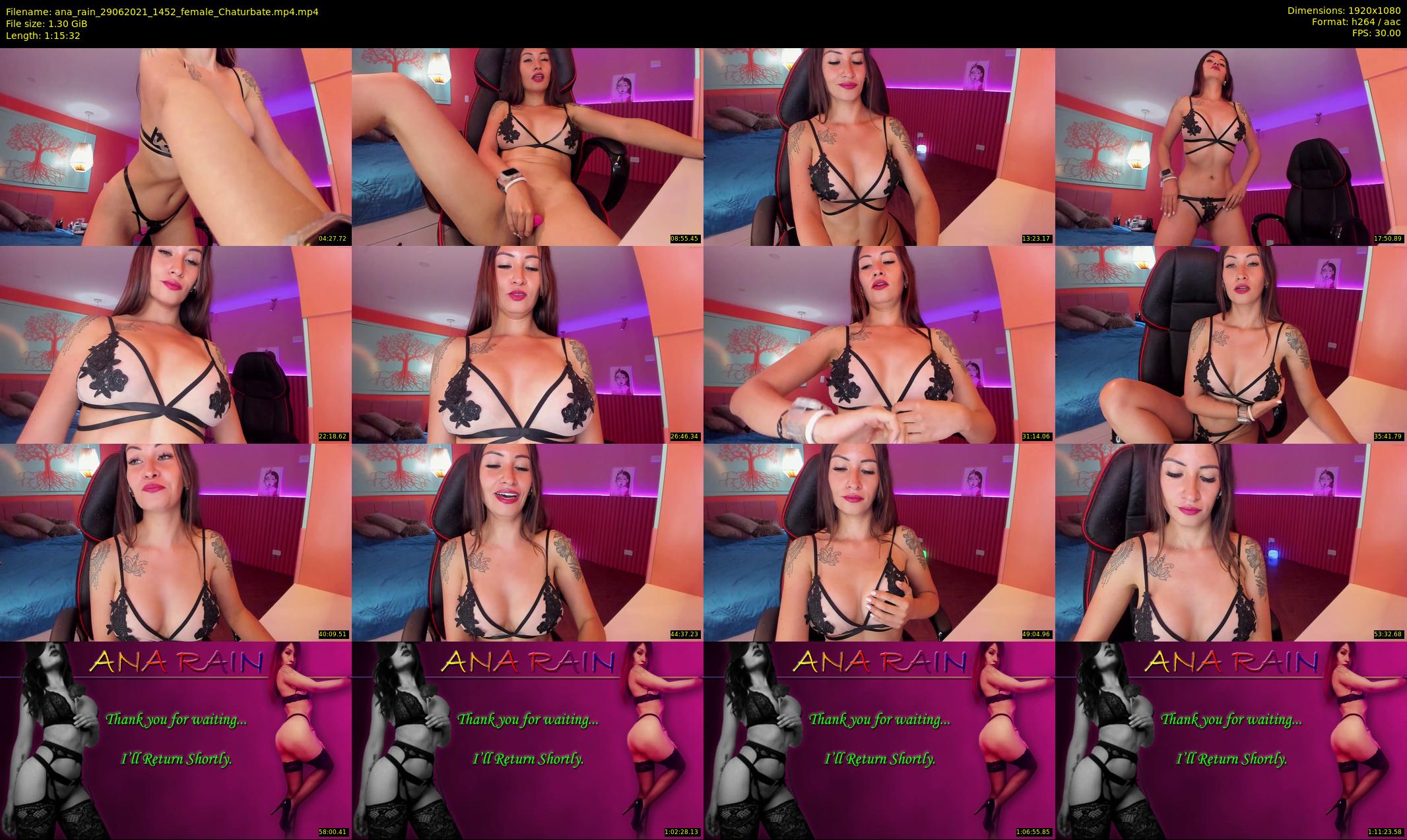 ana_rain — 76 minute Chaturbate female cam show recording, 1080p, Jun 29, 2021