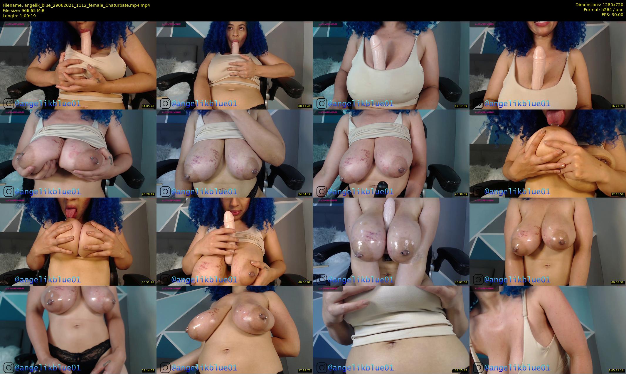 angelik_blue — 70 minute Chaturbate female cam show recording, 720p, Jun 29, 2021