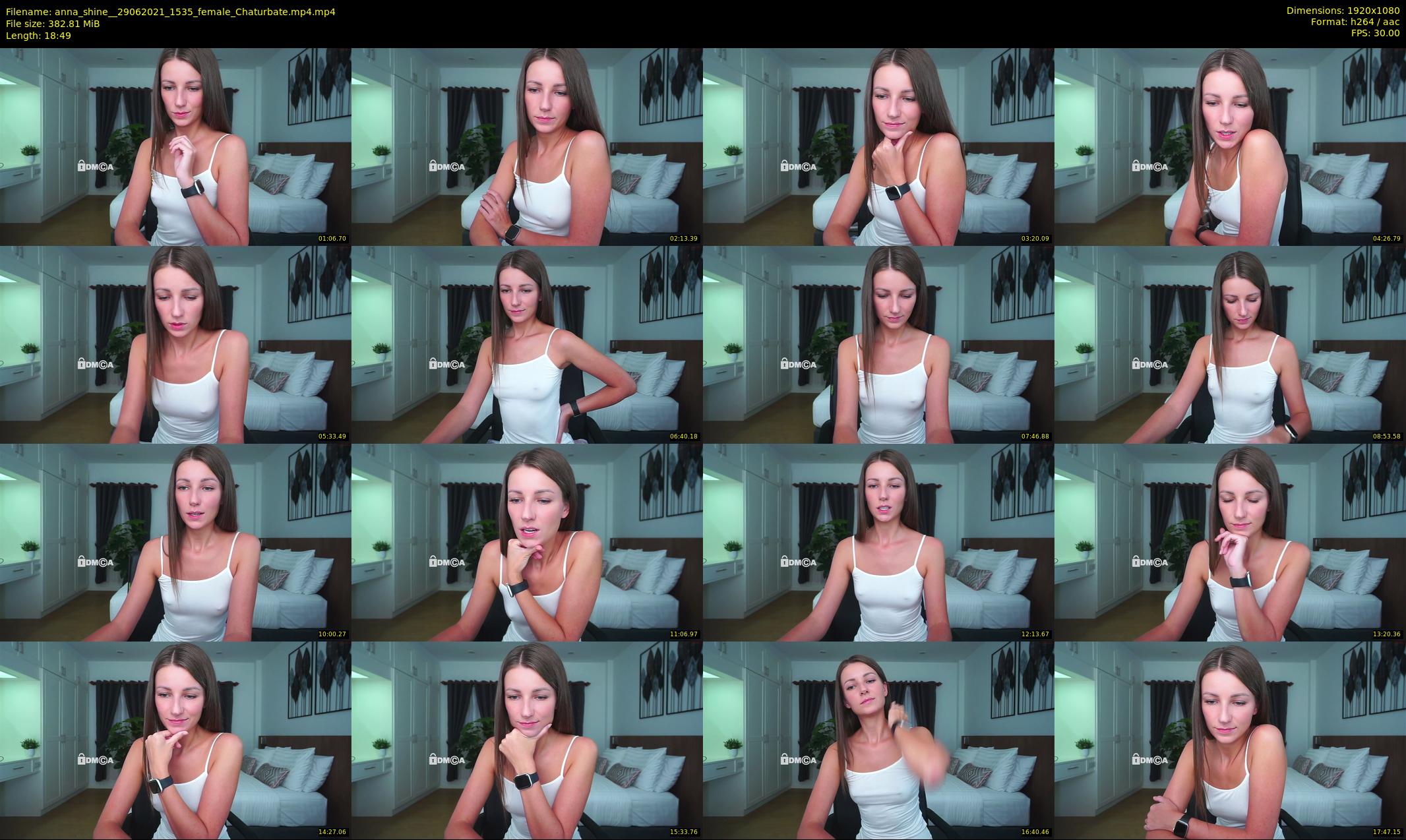 anna_shine_ — 19 minute Chaturbate female cam show recording, 1080p, Jun 29, 2021