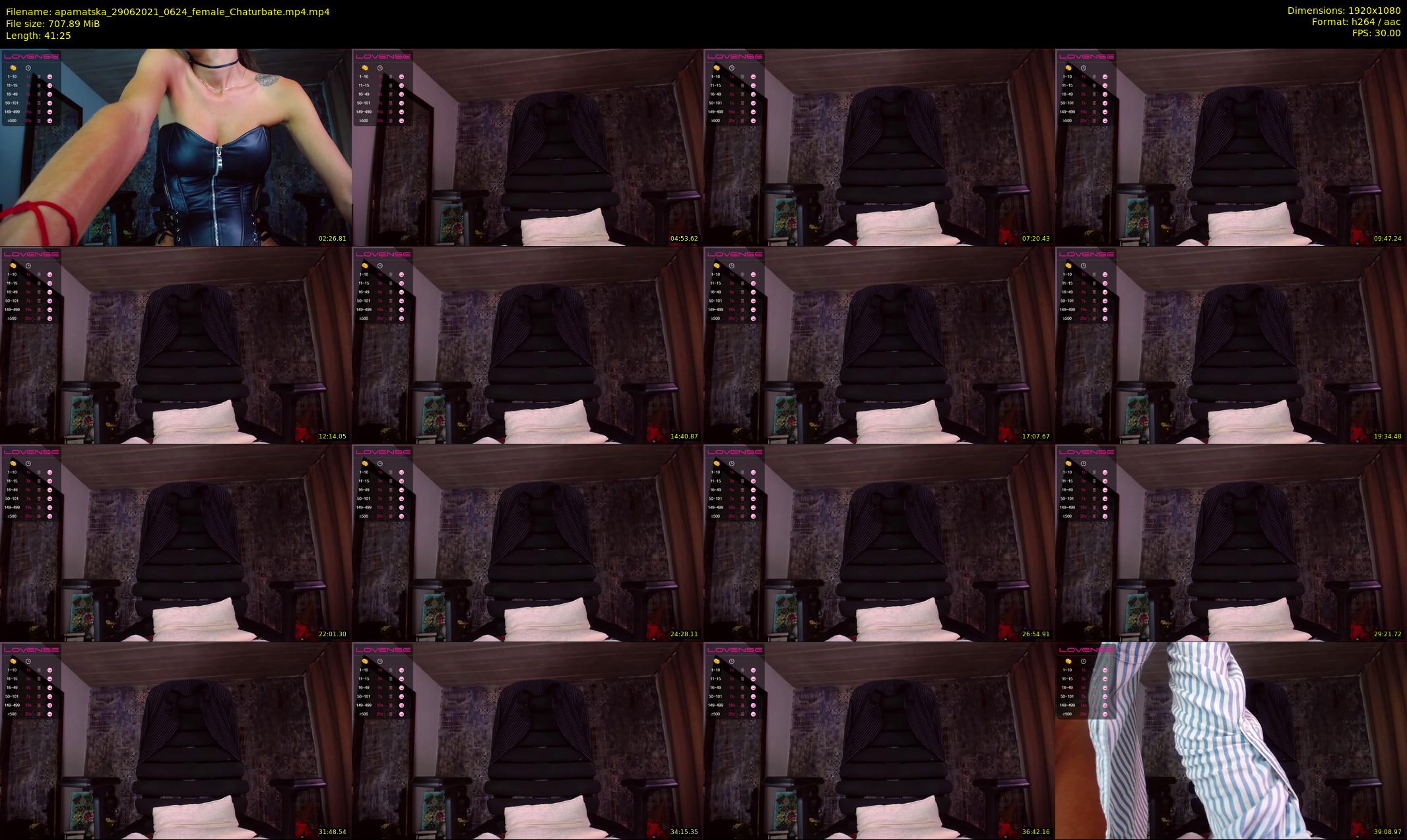 apamatska — 42 minute Chaturbate female cam show recording, 1080p, Jun 29, 2021