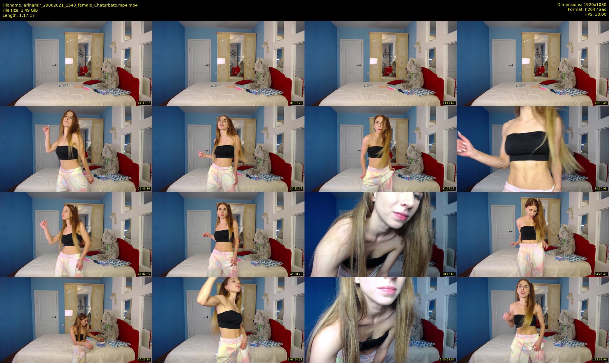 arinamir — 78 minute Chaturbate female cam show recording, 1080p, Jun 29, 2021