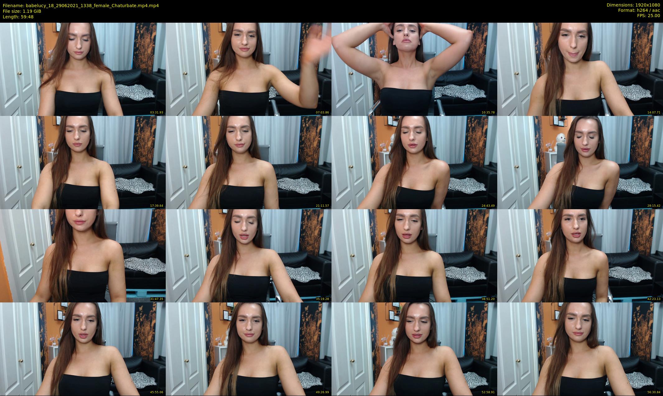 babelucy_18 — 60 minute Chaturbate female cam show recording, 1080p, Jun 29, 2021