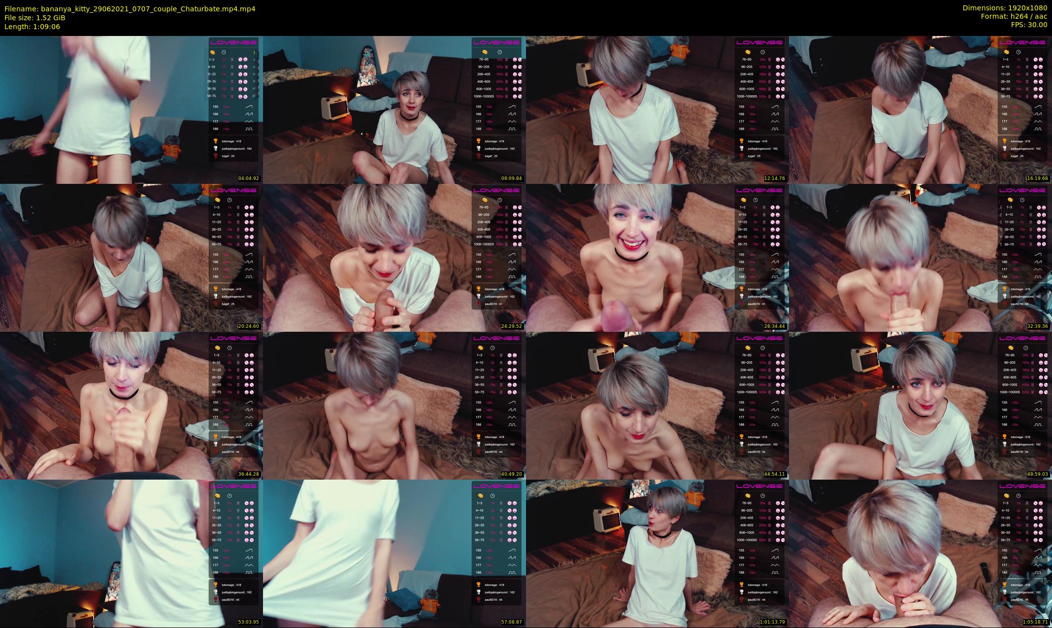 bananya_kitty — 70 minute Chaturbate couple cam show recording, 1080p, Jun 29, 2021