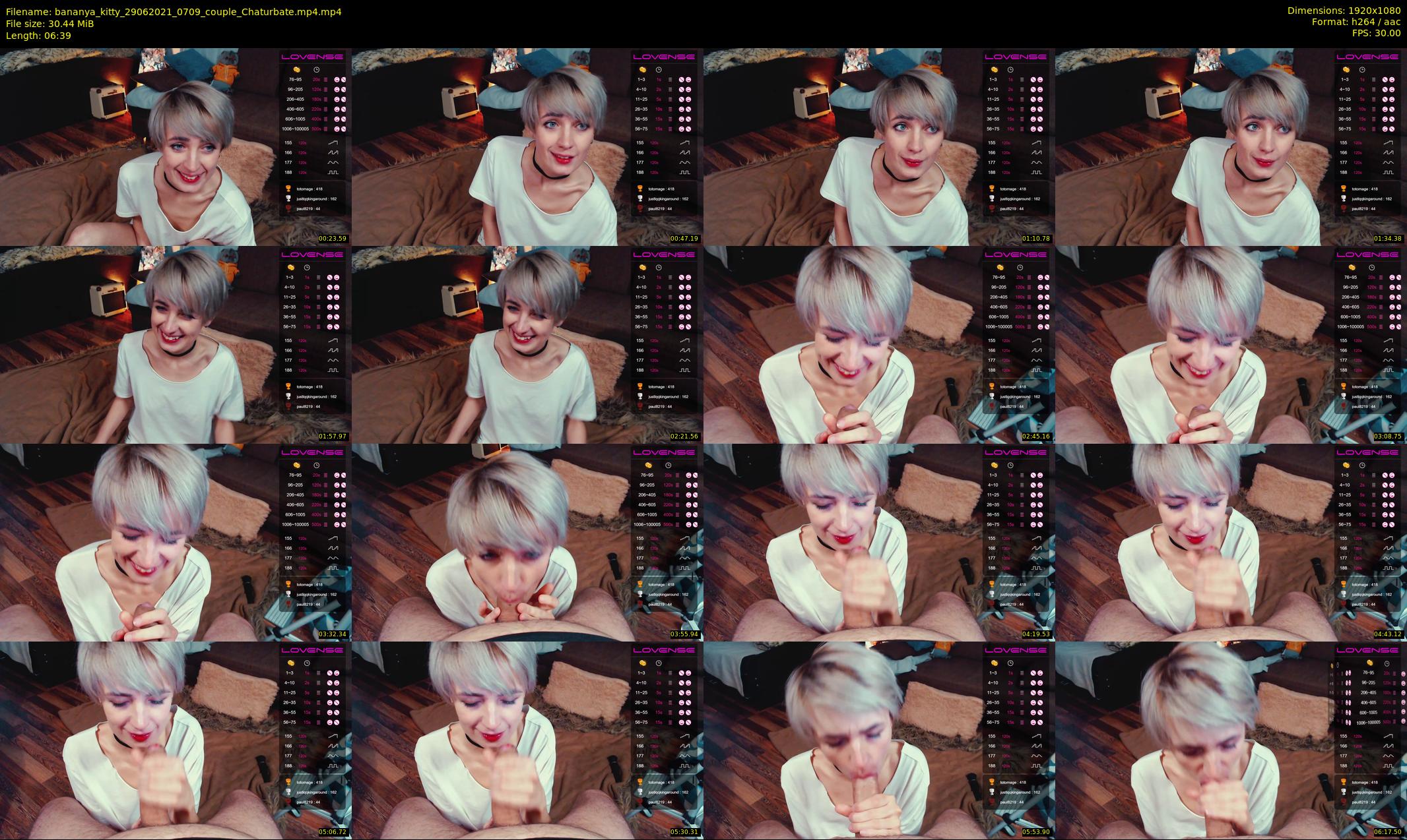 bananya_kitty — 7 minute Chaturbate couple cam show recording, 1080p, Jun 29, 2021