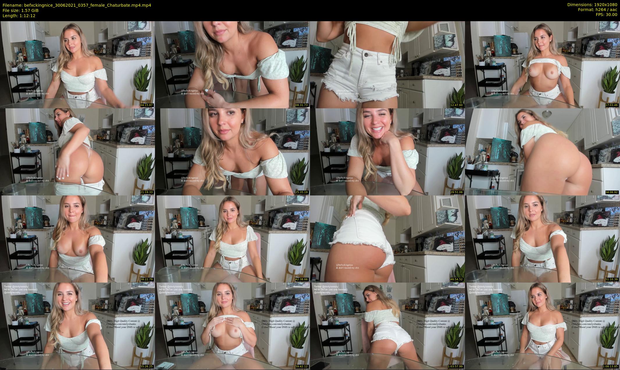 befxckingnice — 73 minute Chaturbate female cam show recording, 1080p, Jun 30, 2021
