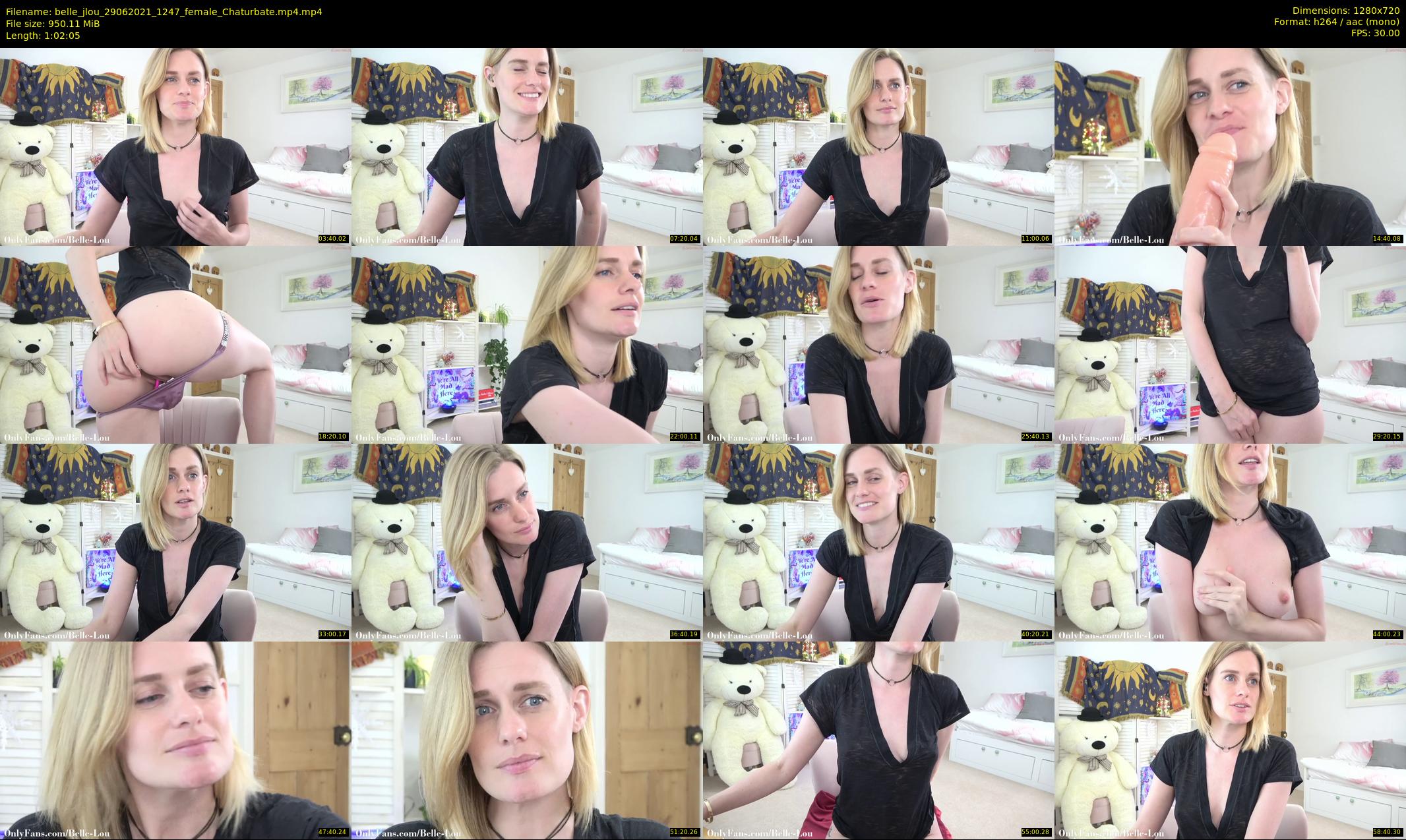 belle_jlou — 63 minute Chaturbate female cam show recording, 720p, Jun 29, 2021