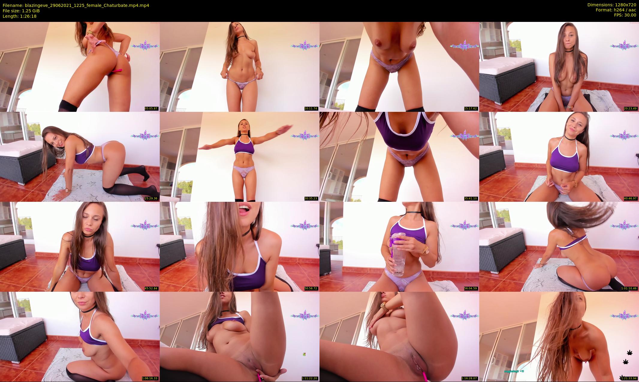 blazingeve — 87 minute Chaturbate female cam show recording, 720p, Jun 29, 2021