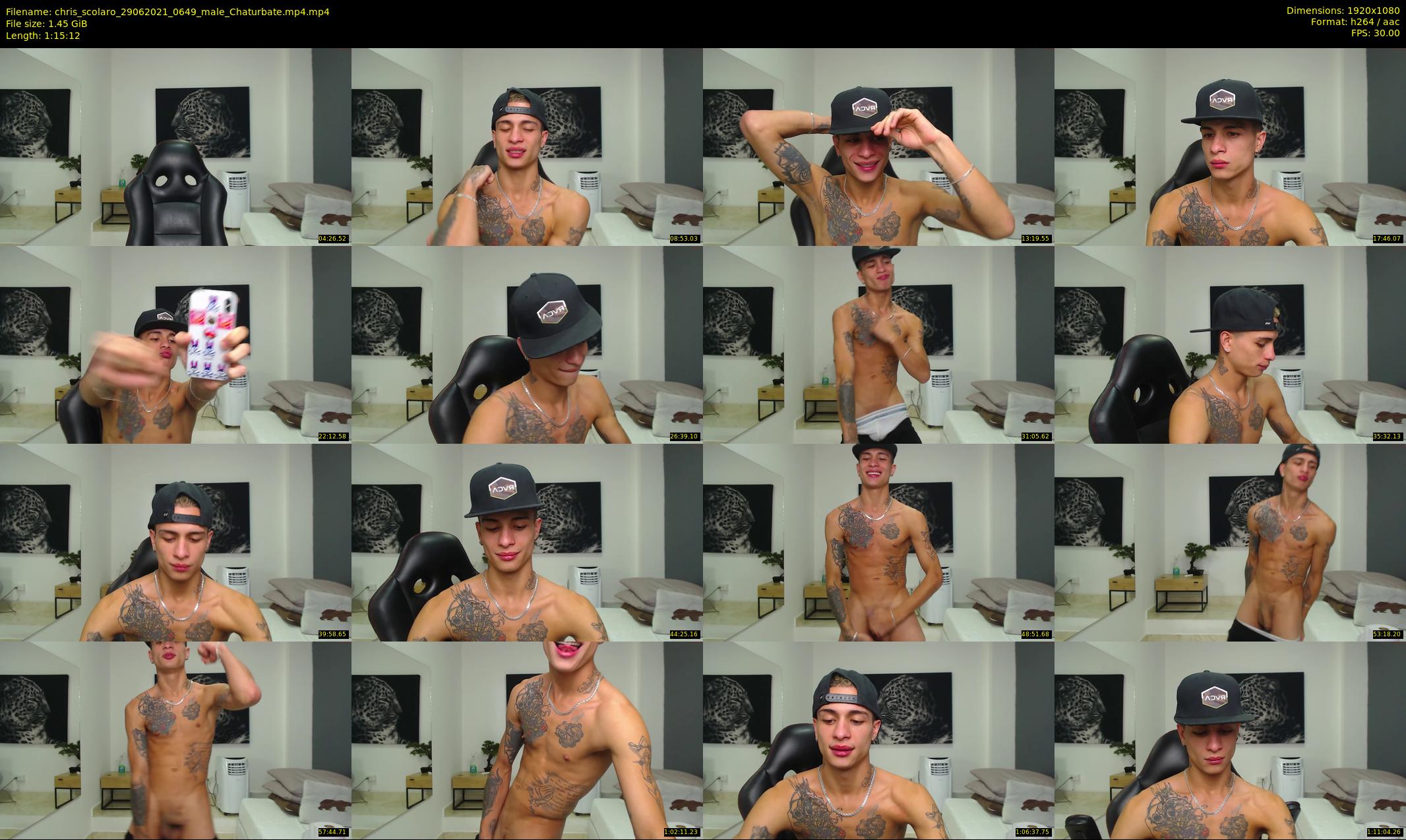 chris_scolaro — 76 minute Chaturbate male cam show recording, 1080p, Jun 29, 2021