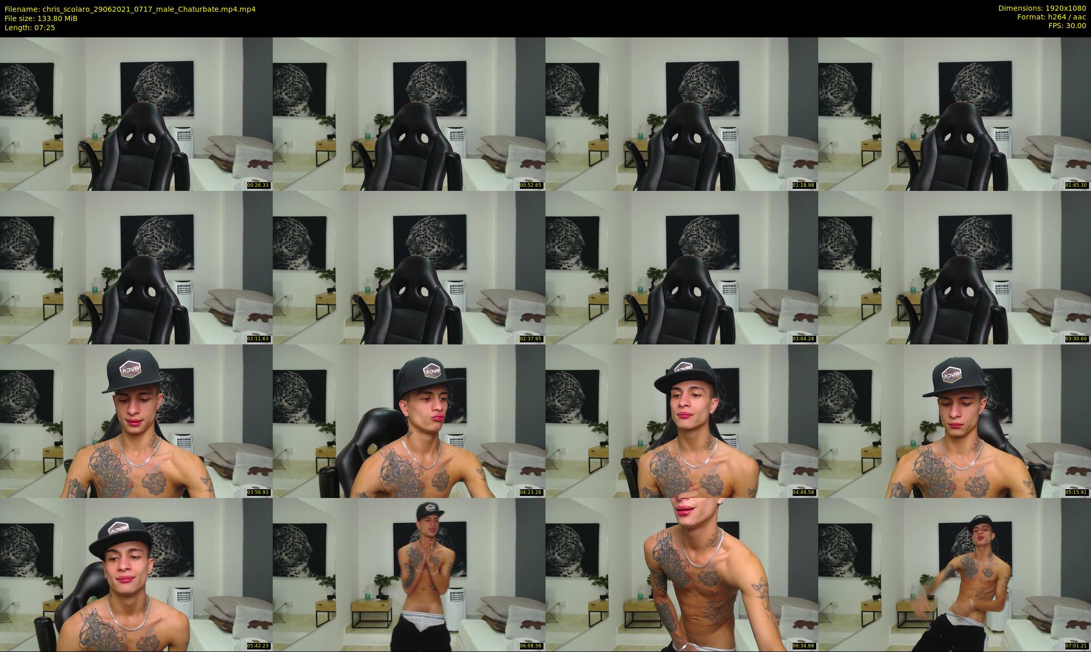 chris_scolaro — 8 minute Chaturbate male cam show recording, 1080p, Jun 29, 2021