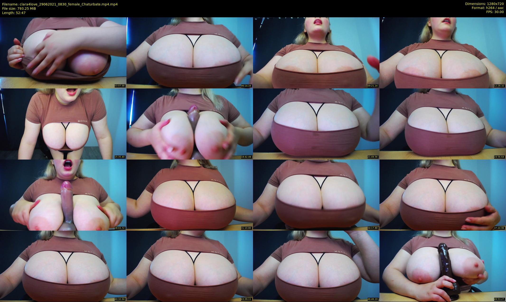 clara4love — 53 minute Chaturbate female cam show recording, 720p, Jun 29, 2021
