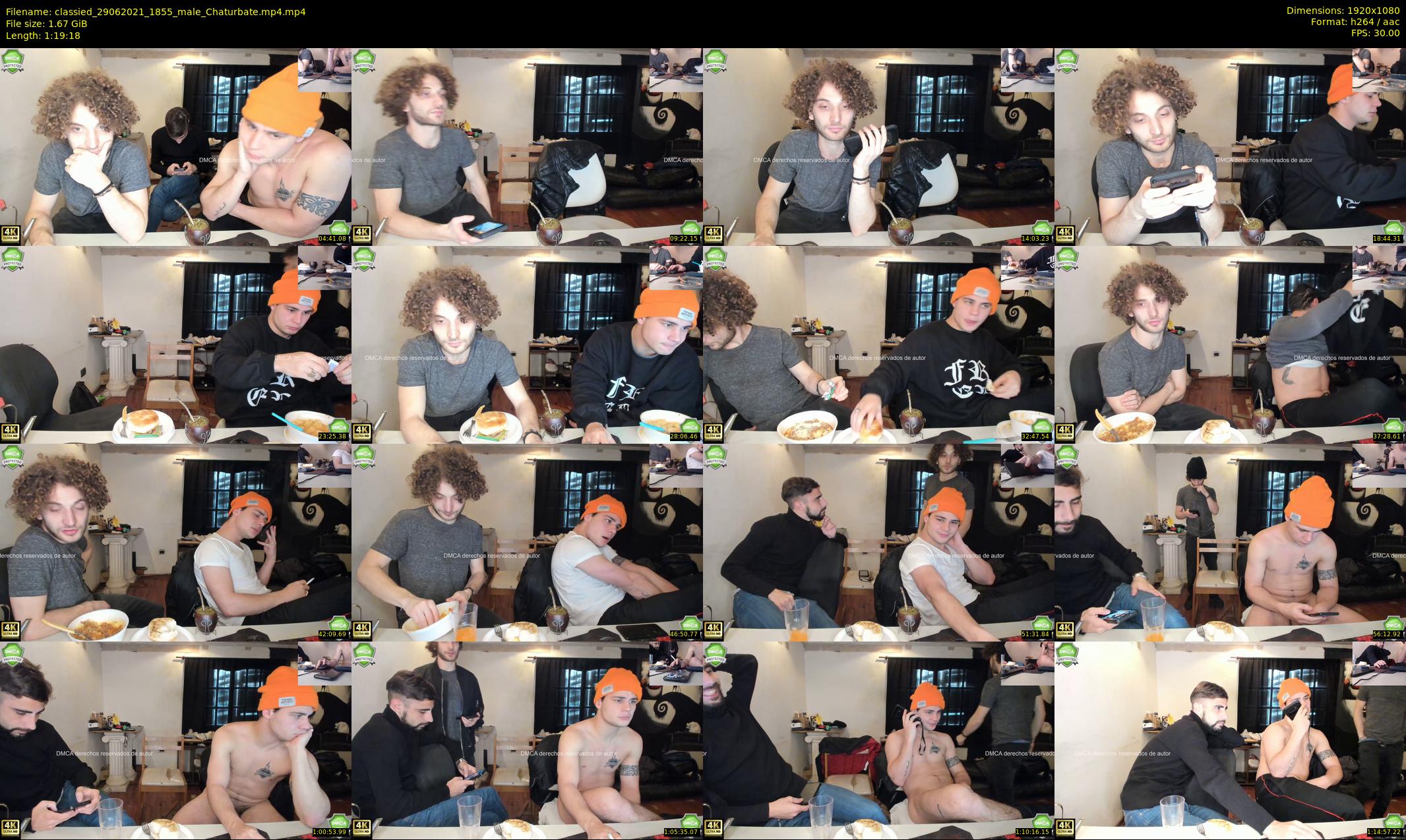 classied — 80 minute Chaturbate male cam show recording, 1080p, Jun 29, 2021