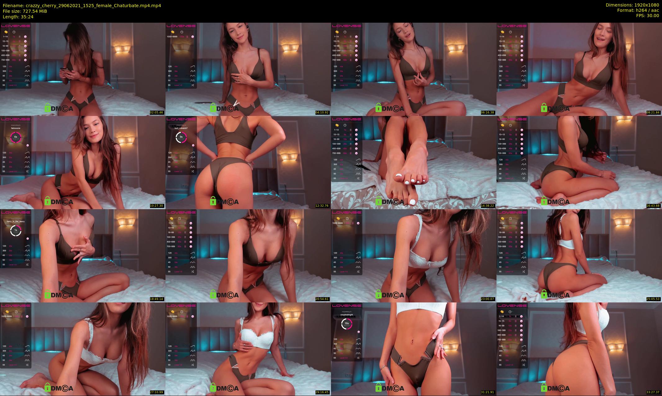 crazzy_cherry — 36 minute Chaturbate female cam show recording, 1080p, Jun 29, 2021