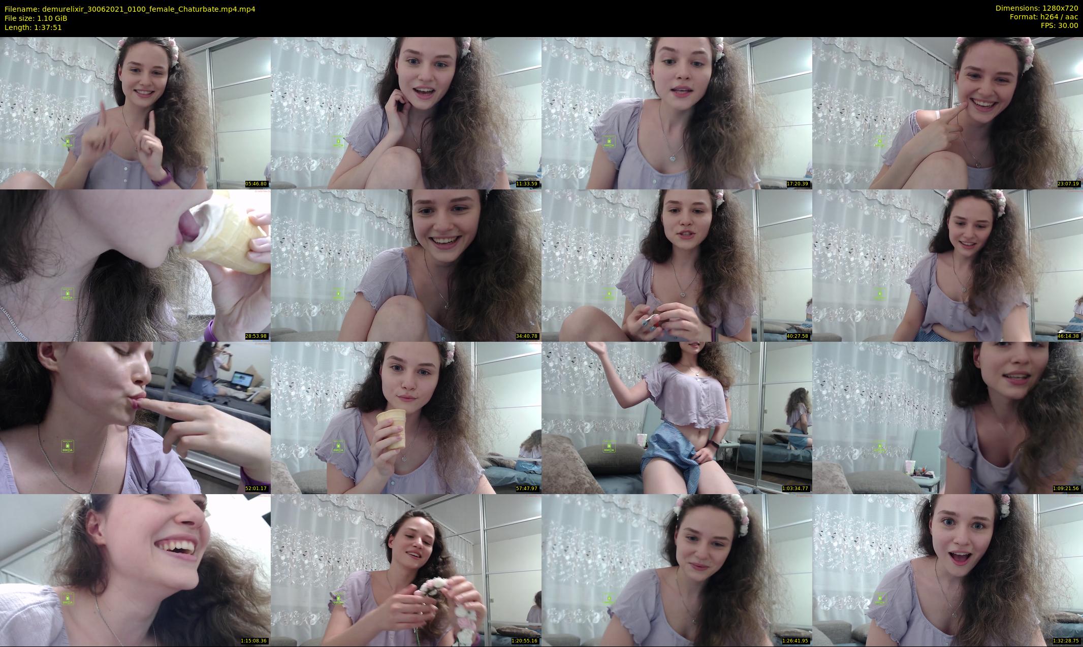 demurelixir — 98 minute Chaturbate female cam show recording, 720p, Jun 30, 2021