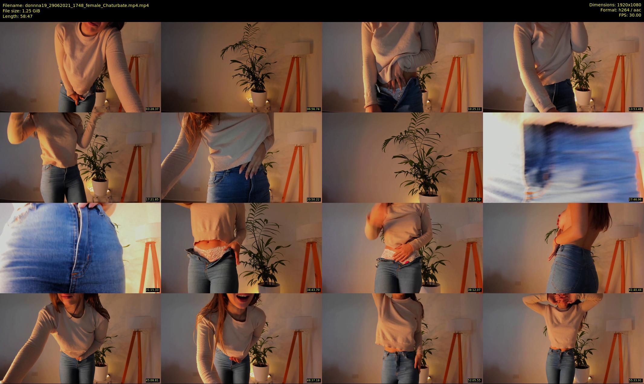 donnna19 — 59 minute Chaturbate female cam show recording, 1080p, Jun 29, 2021