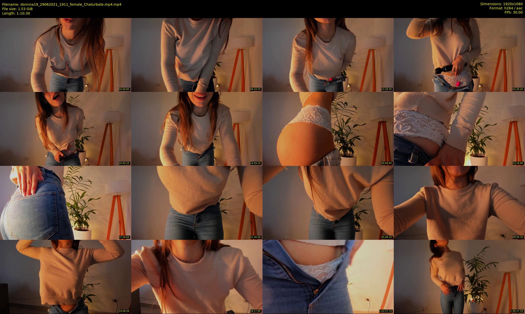 donnna19 — 71 minute Chaturbate female cam show recording, 1080p, Jun 29, 2021