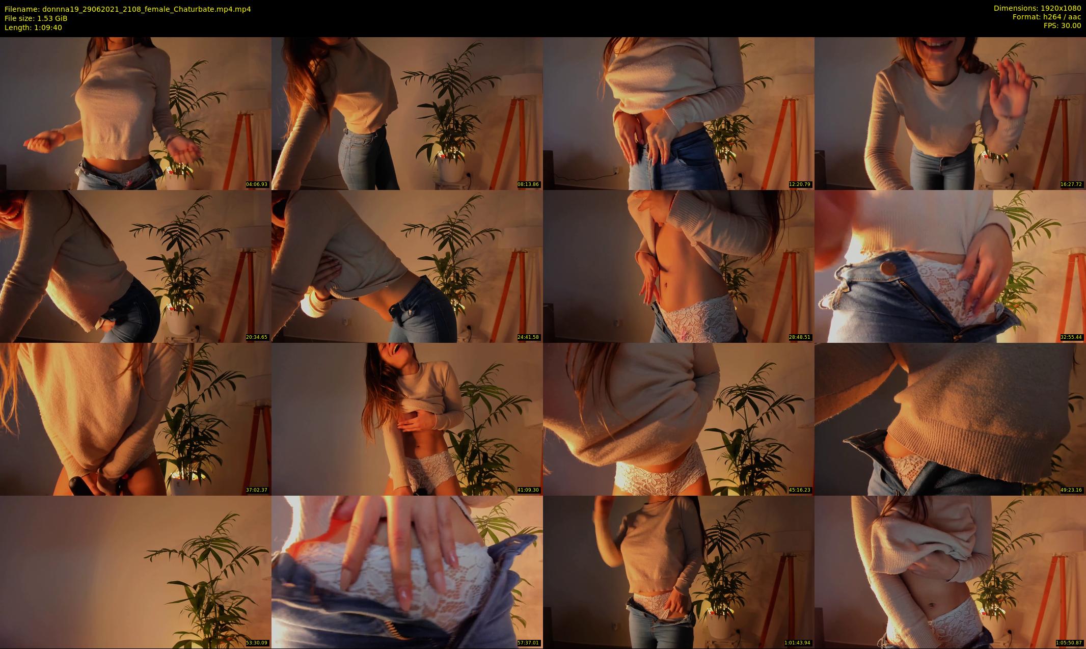donnna19 — 70 minute Chaturbate female cam show recording, 1080p, Jun 29, 2021