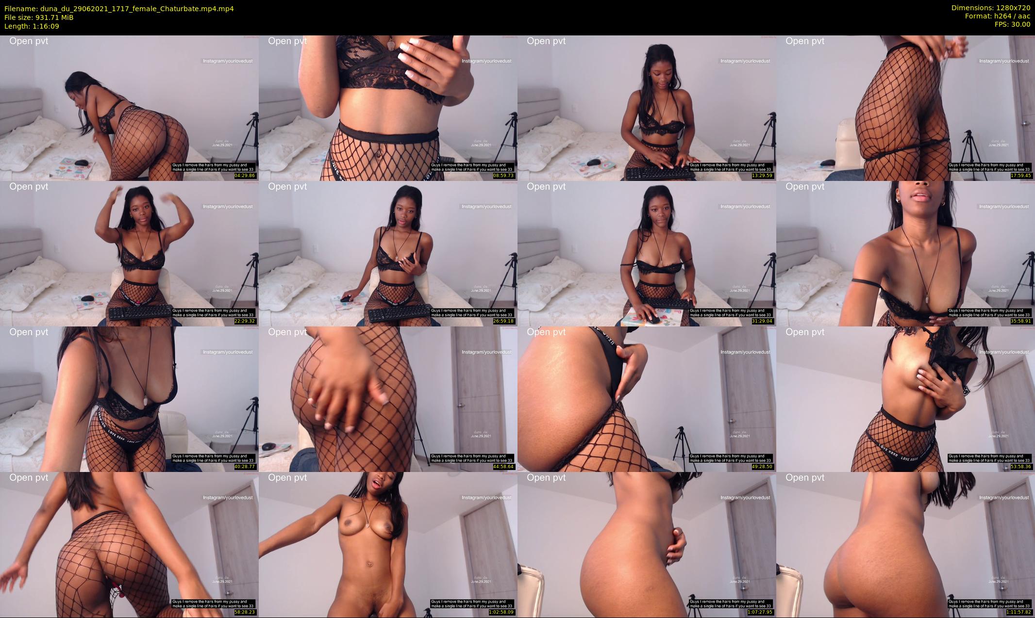 duna_du — 77 minute Chaturbate female cam show recording, 720p, Jun 29, 2021